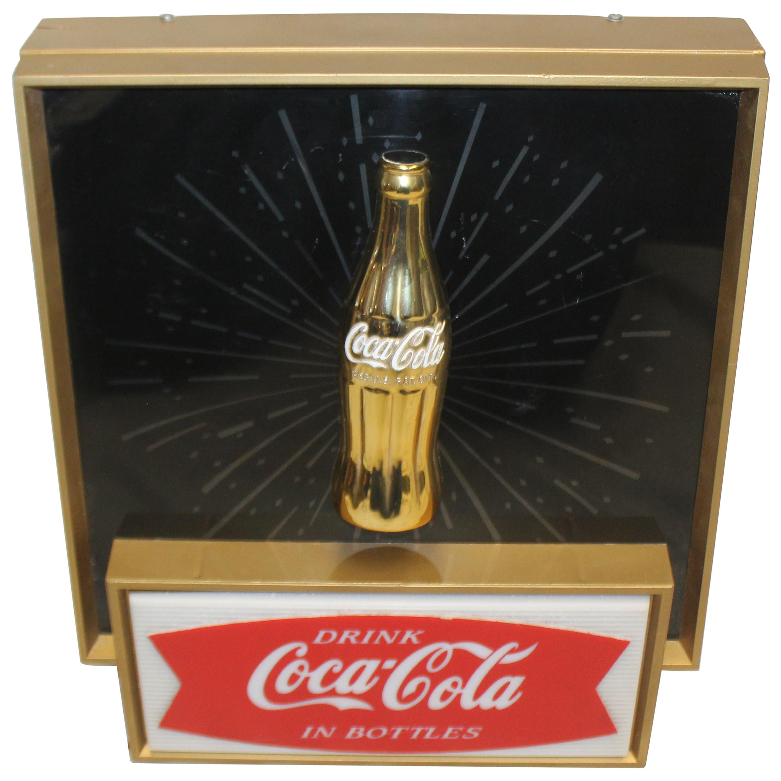 1960s Coca-Cola "Starburst" Light Up Sign For Sale