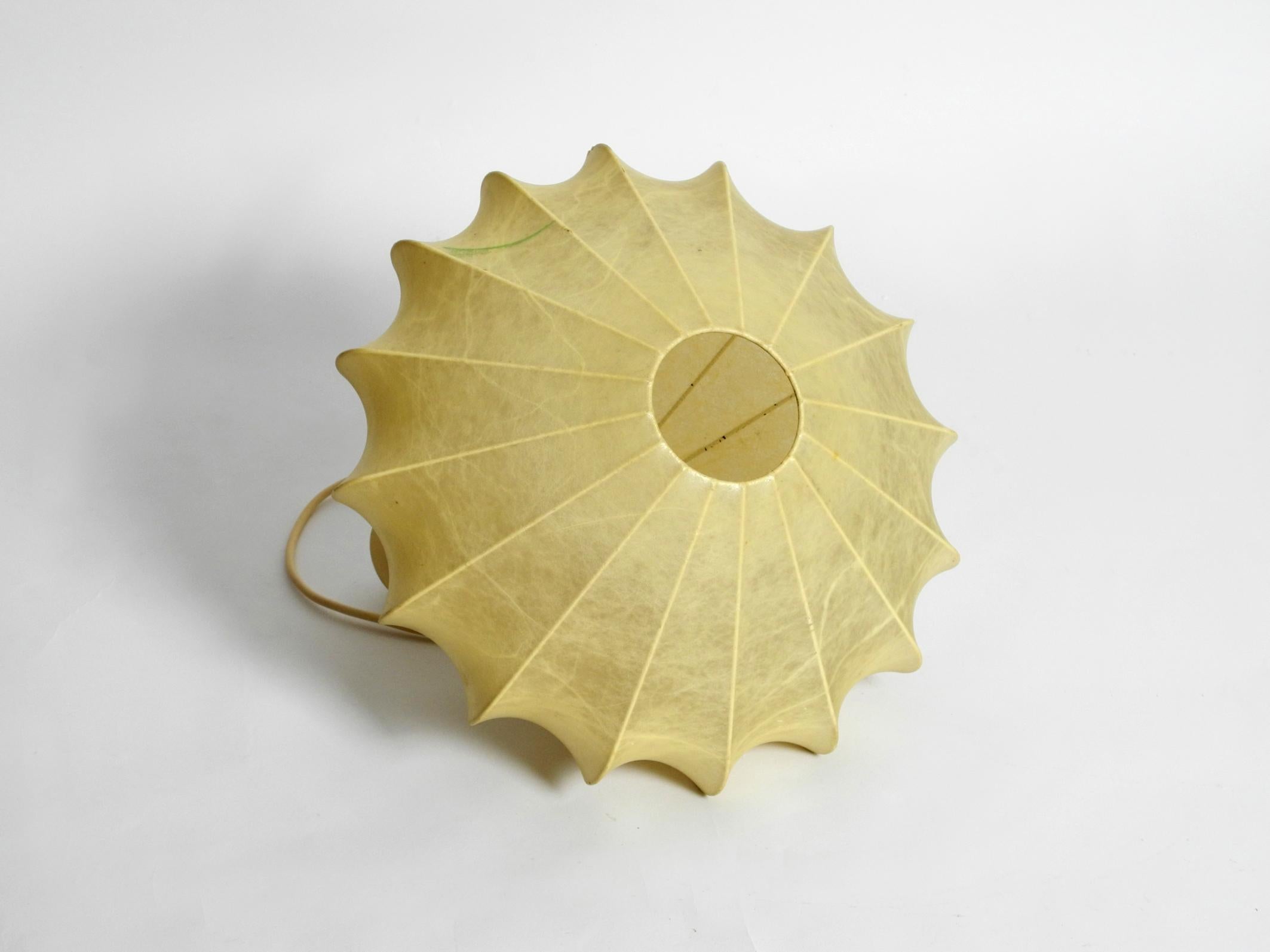 1960s Cocoon Pendant Lamp in Rare Design Made in Belgium 1