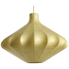 1960s Cocoon Pendant Lamp in Rare Design Made in Belgium