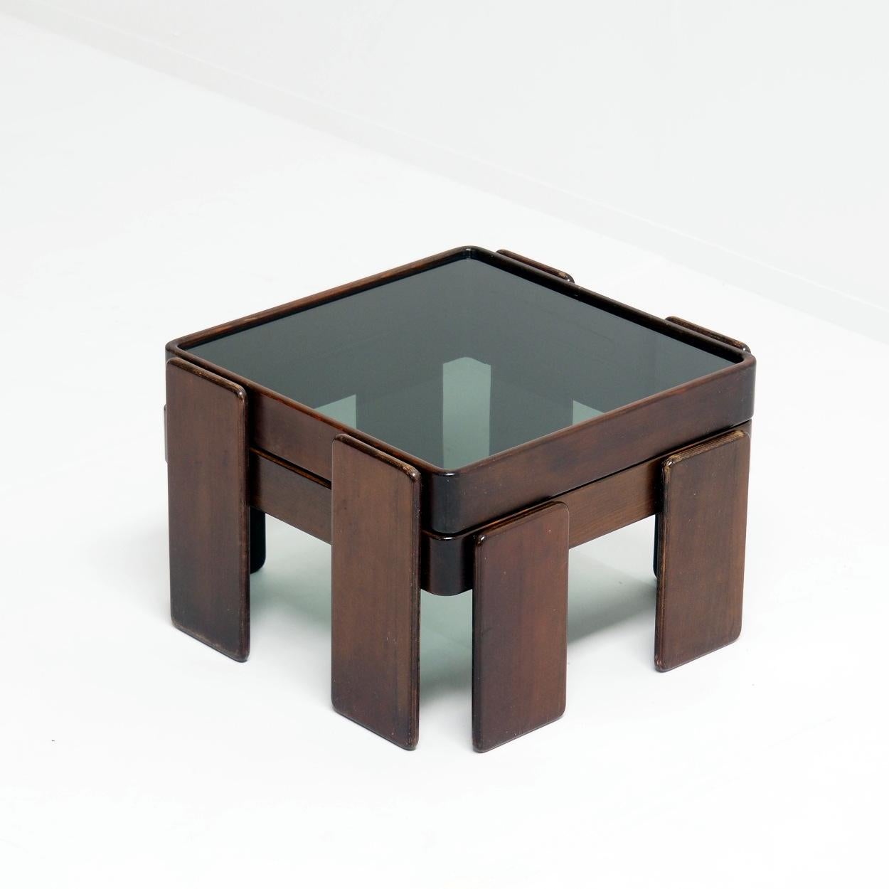 Italian 1960s Coffee Table Designed by Gianfranco Frattini for Cassina
