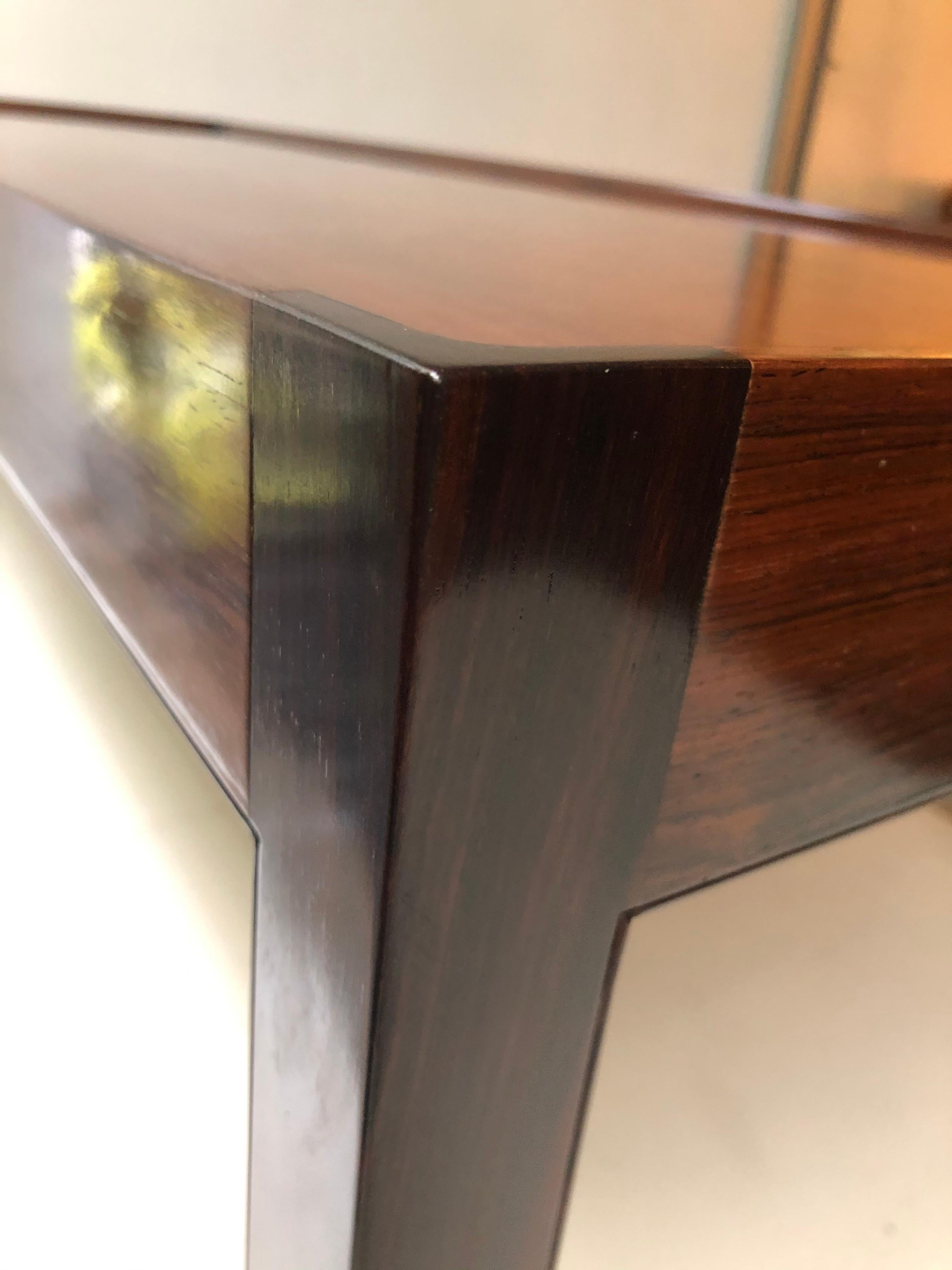Late 20th Century 1960s Coffee Table in Rosewood For Sale