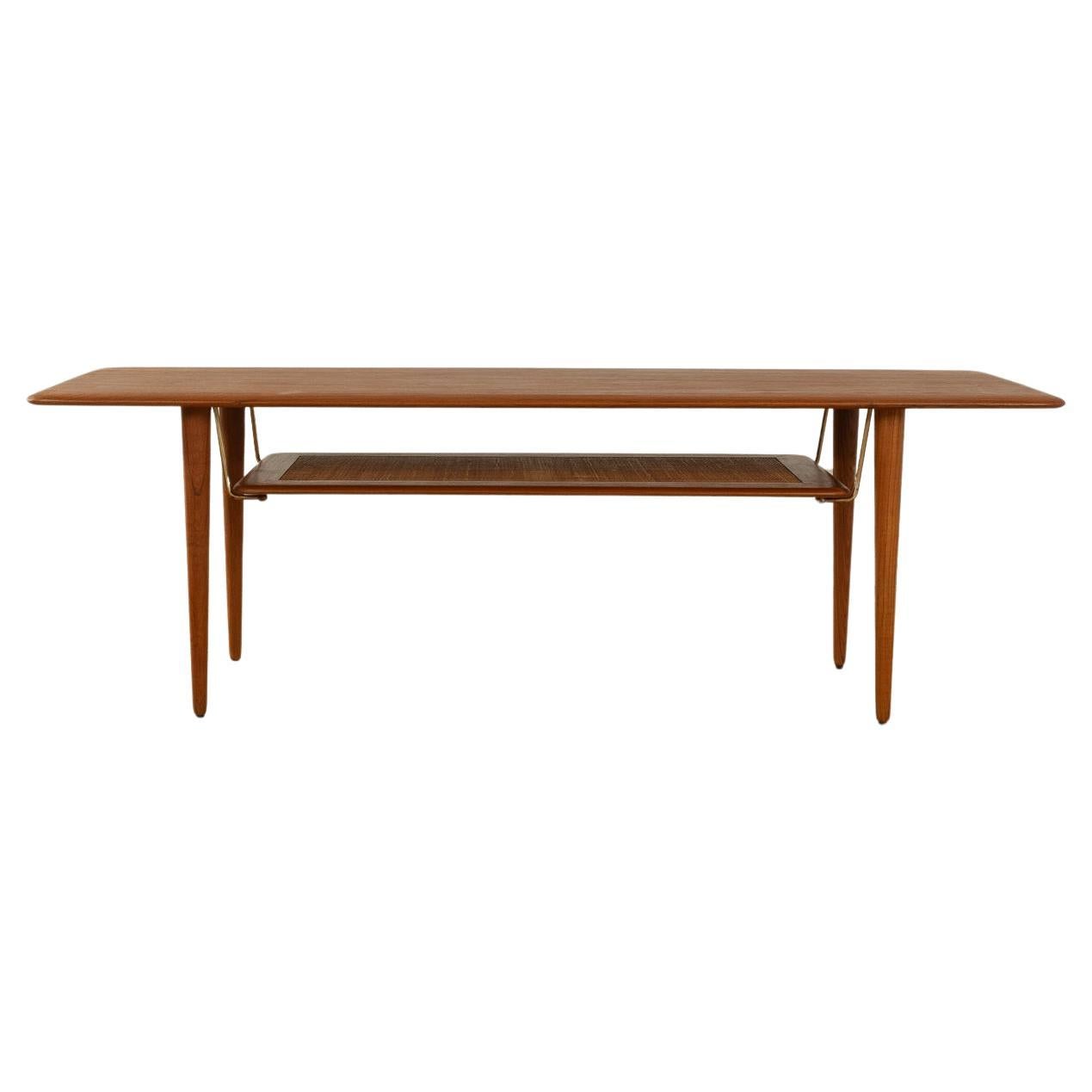  1960s coffee table, Peter Hvidt & Orla Mølgaard-Nielsen, FD-516  For Sale