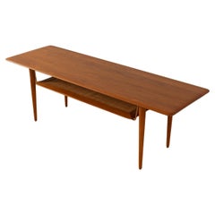 1960s coffee table, Peter Hvidt & Orla Mølgaard-Nielsen, FD-516