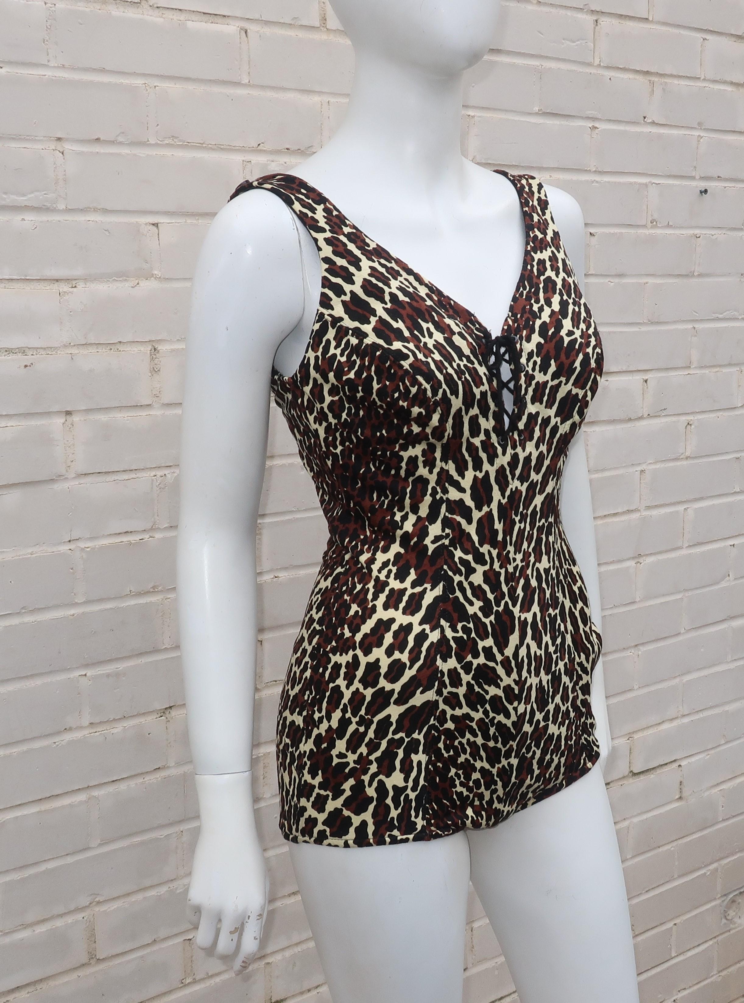 leopard print bathing suits