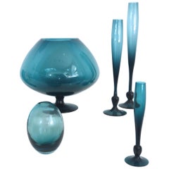 1960s Collection '5 Pieces' Gunnar Ander for Lindshammer and Whitefriars