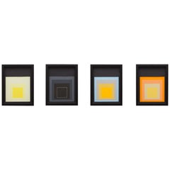 1960s Colorful Serigraphs by Josef Albers