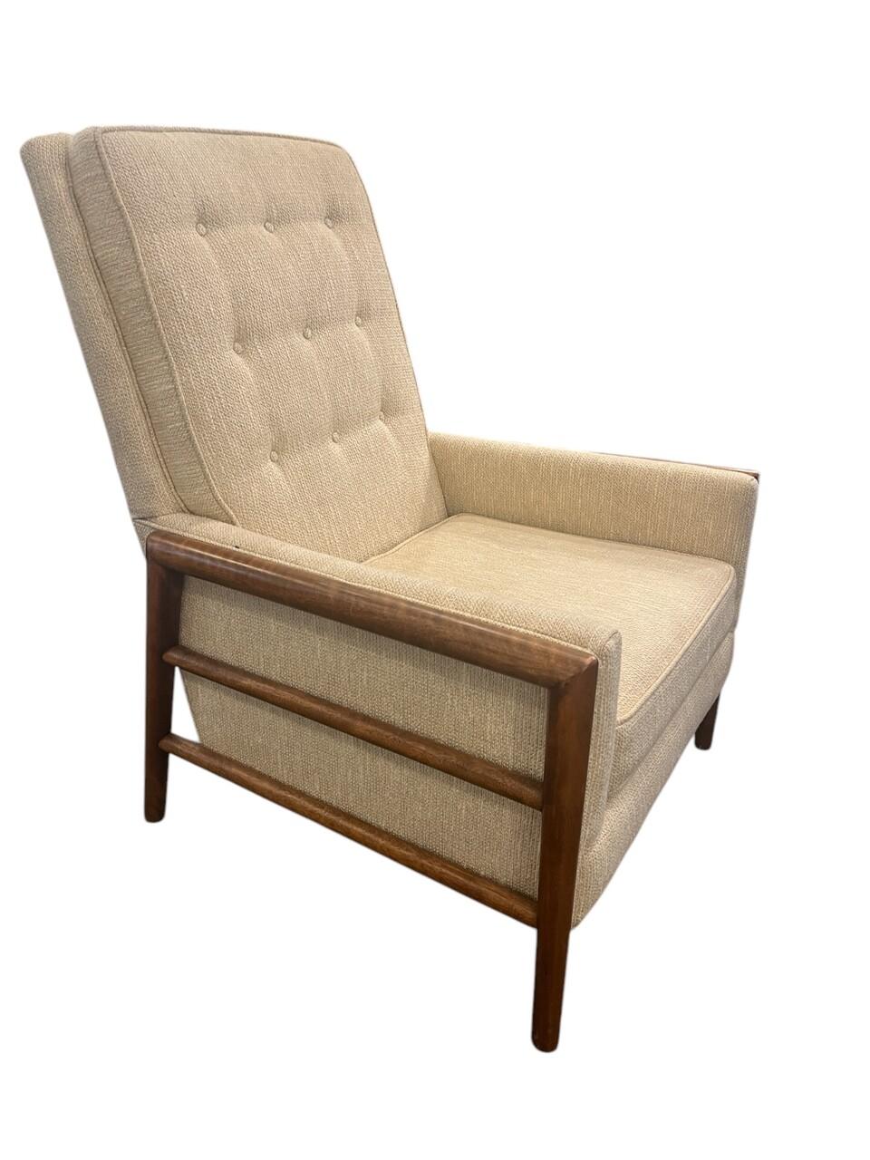 1960er Conant Ball Lounge Chair und Ottoman von Leslie Diamond. Schönes Mid-Century Design in sehr gutem Zustand