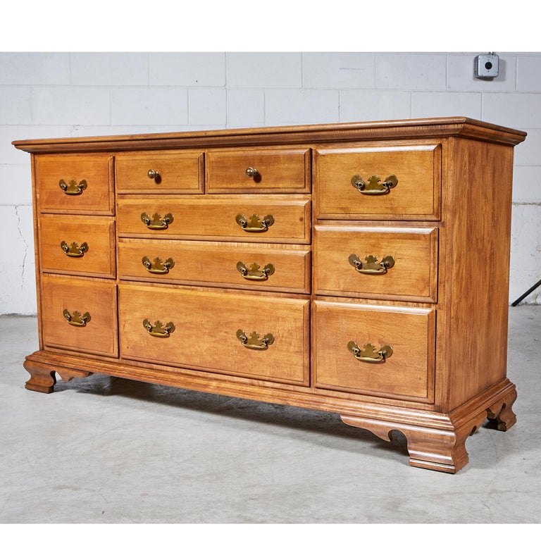 1960s Conant Ball Maple Low Dresser For Sale at 1stDibs | conant ball ...