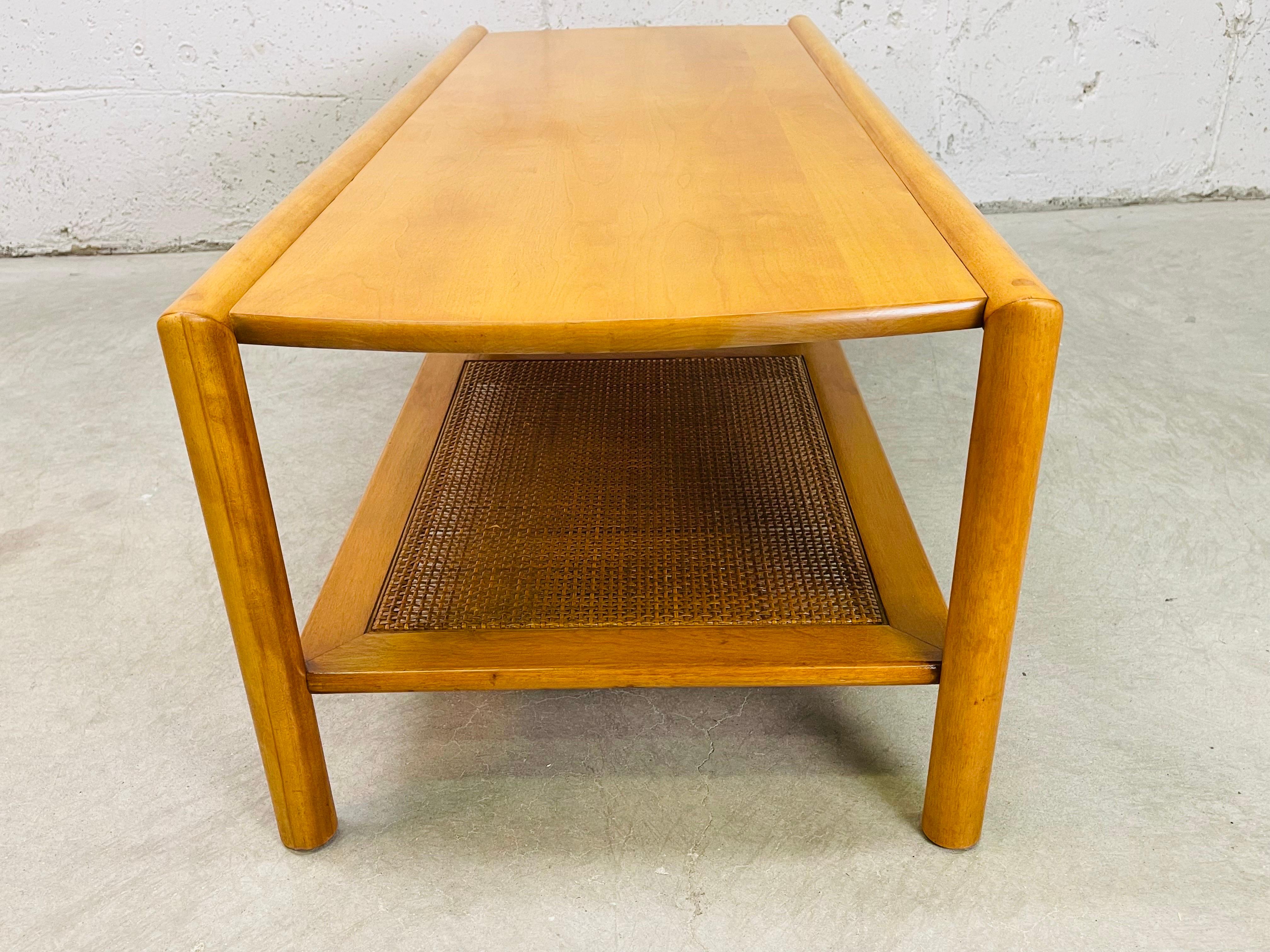 1960s Conant Ball Maple Wood Coffee Table For Sale 1