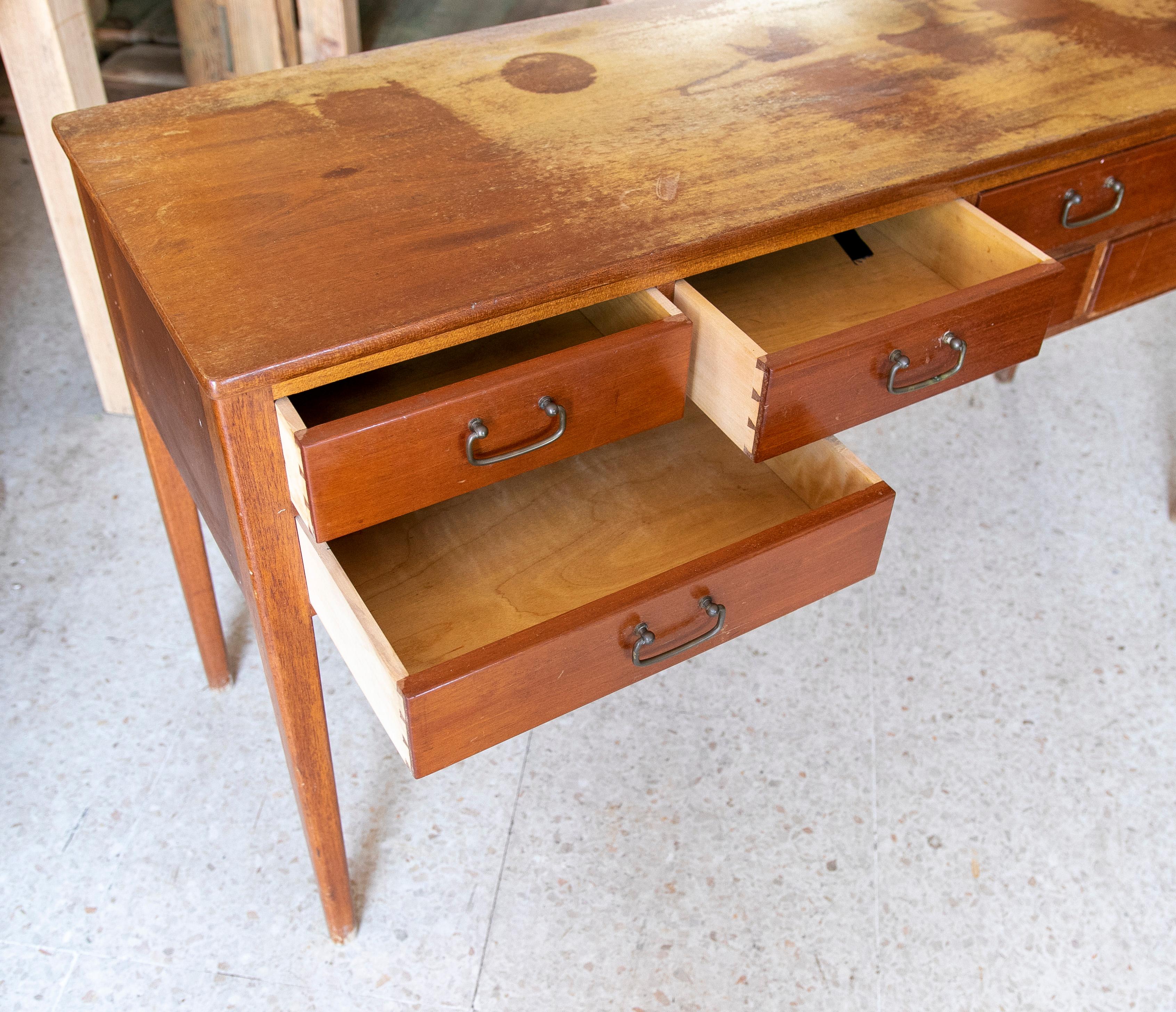  1960s Console with Drawers Made by Illums Bolighus  For Sale 5