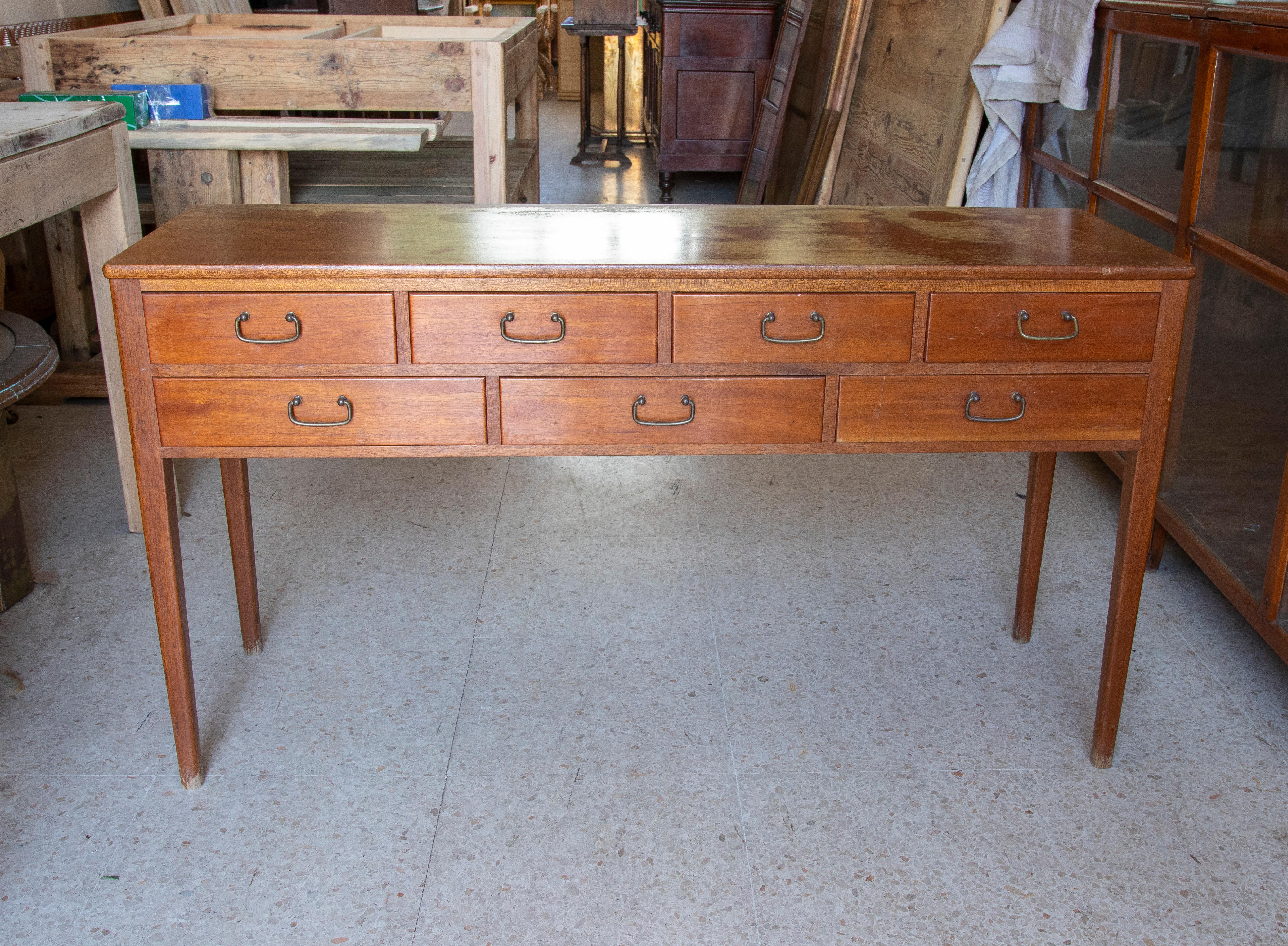 Danish  1960s Console with Drawers Made by Illums Bolighus  For Sale