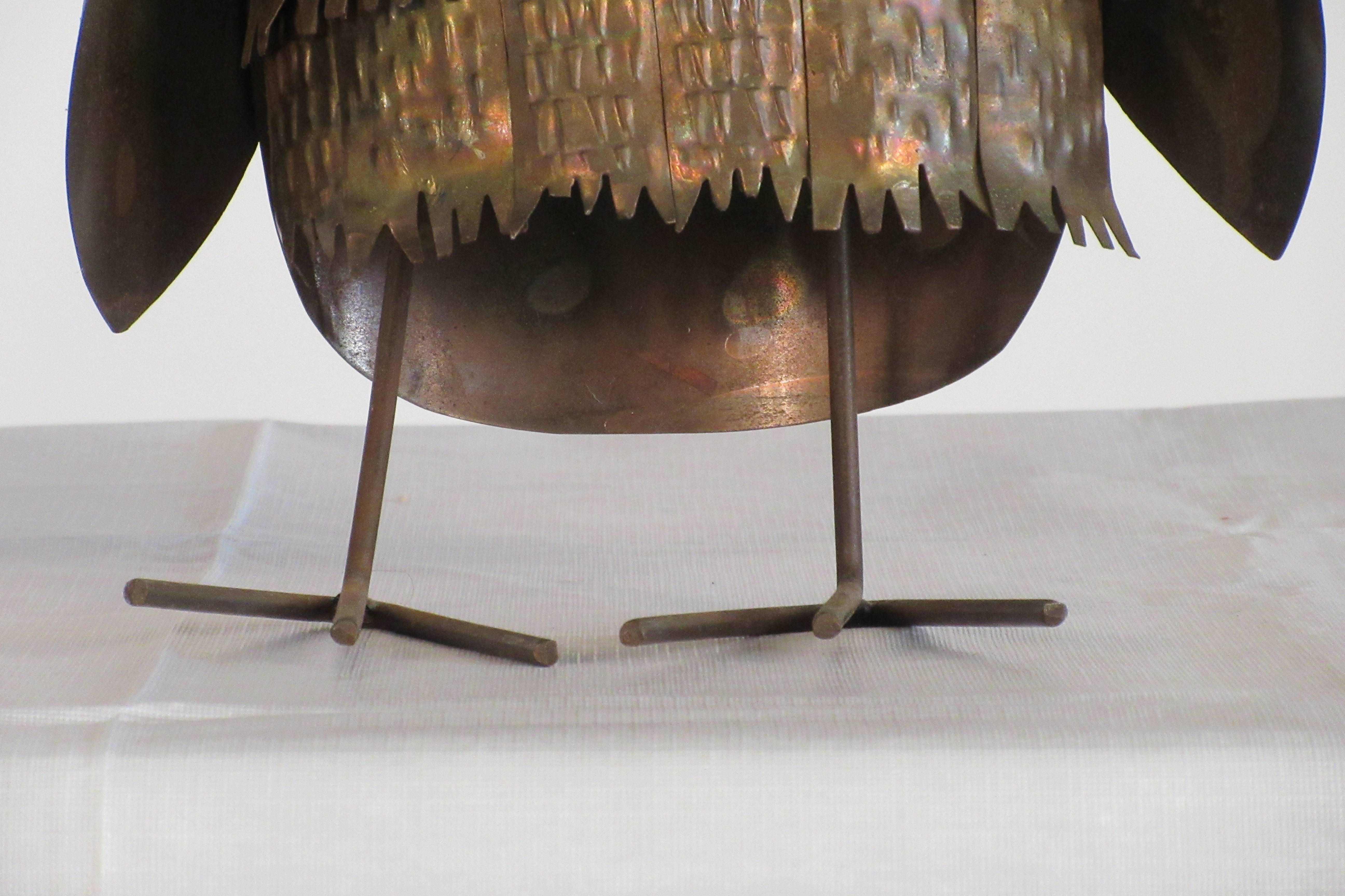 1960s Copper Owl Sculpture 5