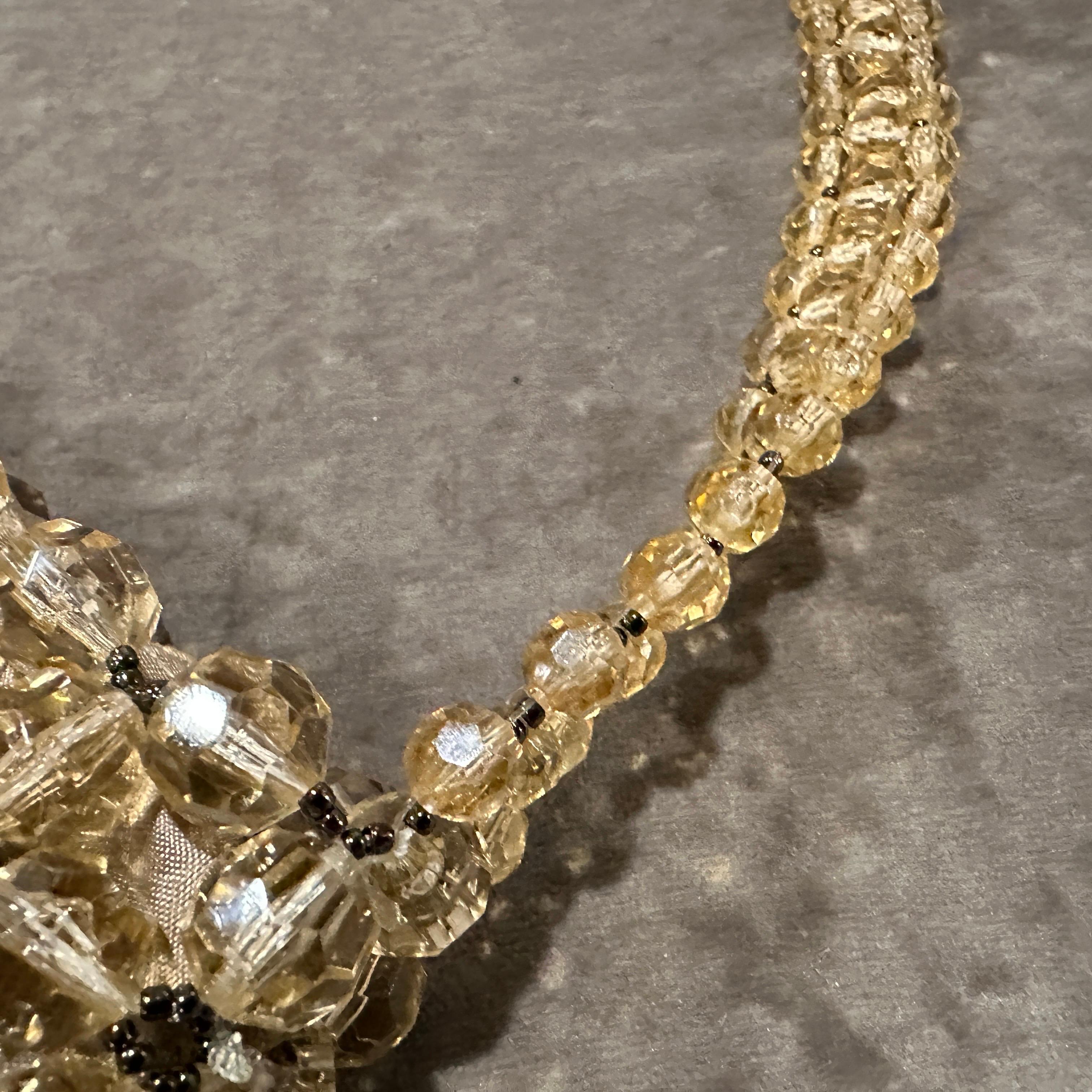 1960s Coppola e Toppo for Saks Fifth Avenue Crystal Evening Bag For Sale 5