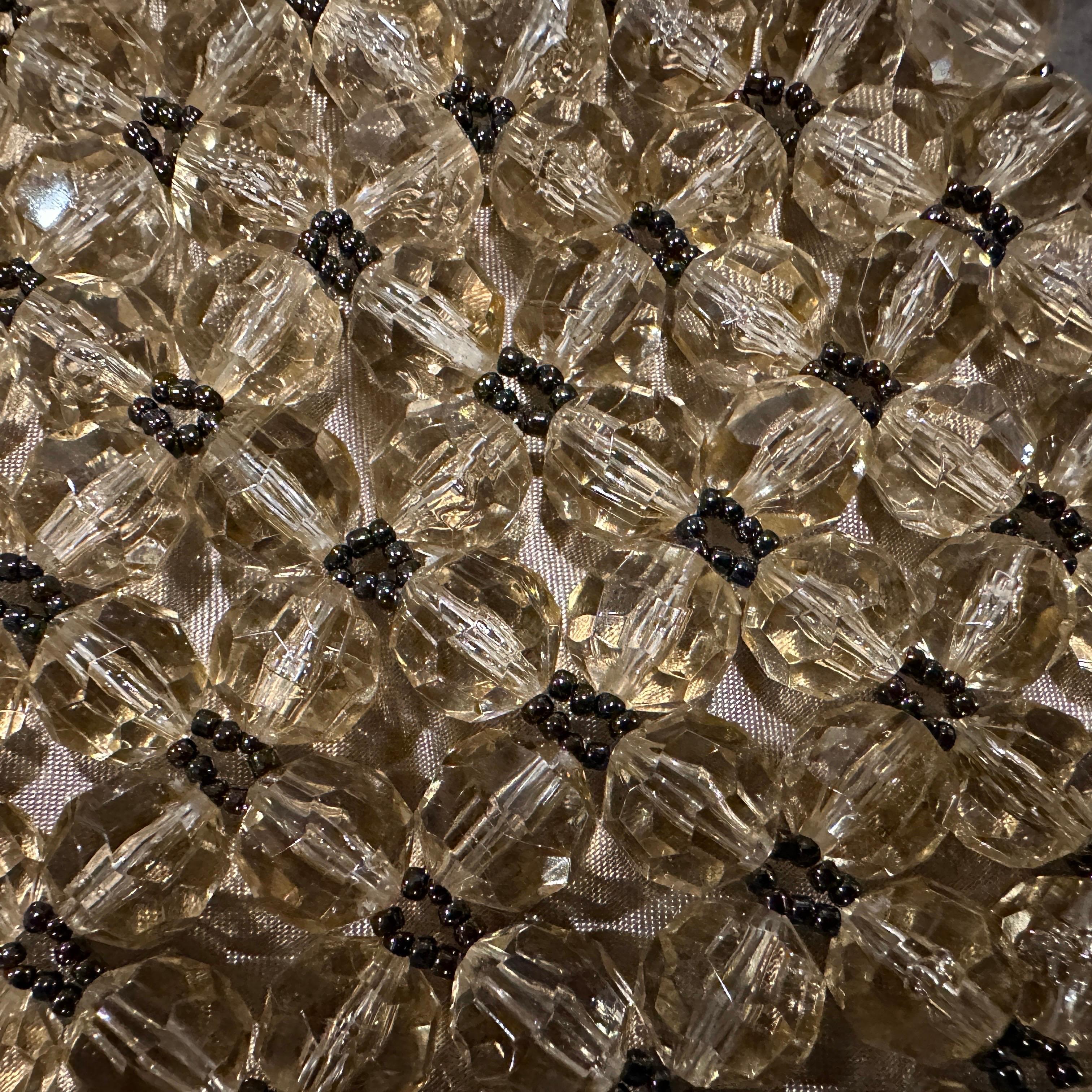 1960s Coppola e Toppo for Saks Fifth Avenue Crystal Evening Bag For Sale 8
