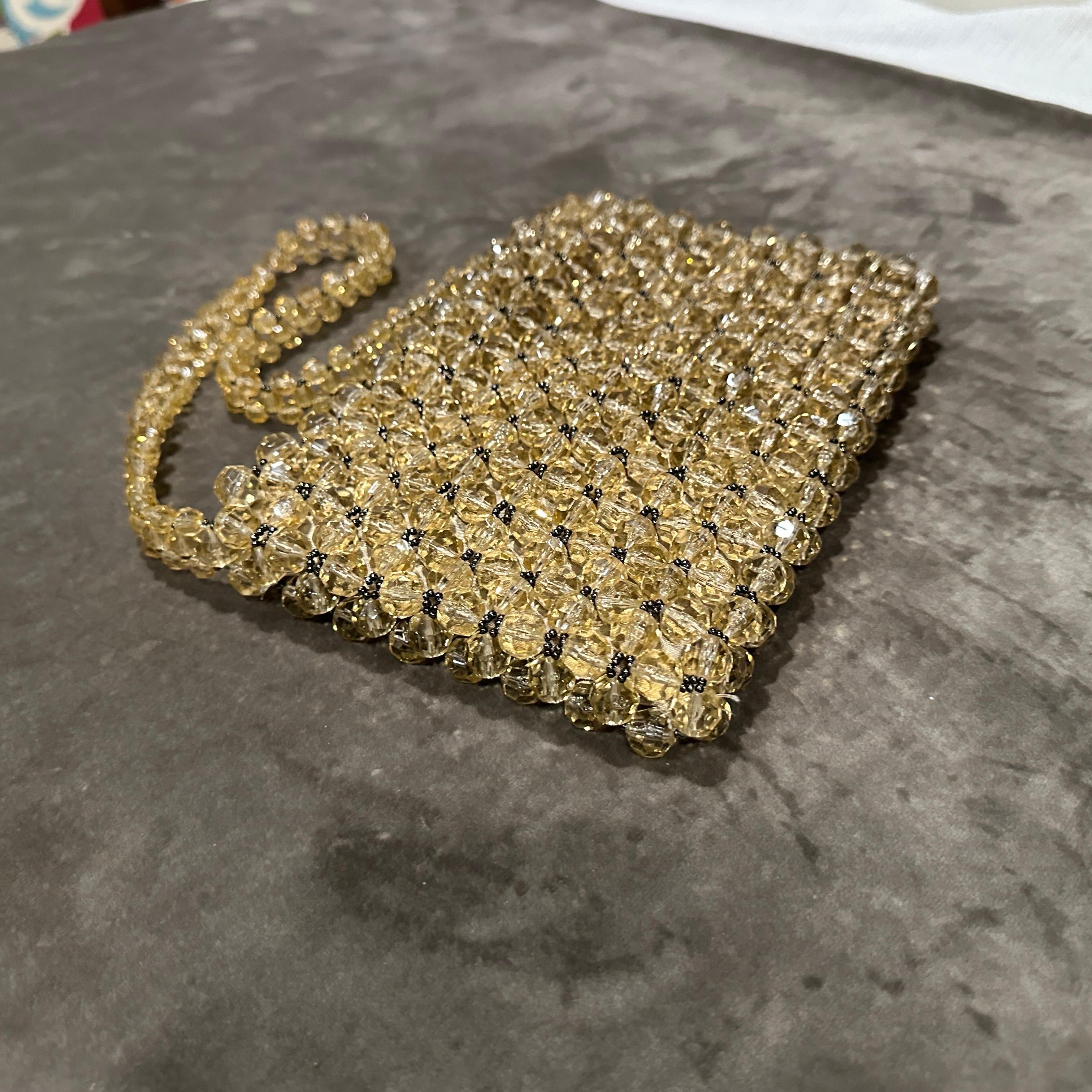 1960s Coppola e Toppo for Saks Fifth Avenue Crystal Evening Bag For Sale 12