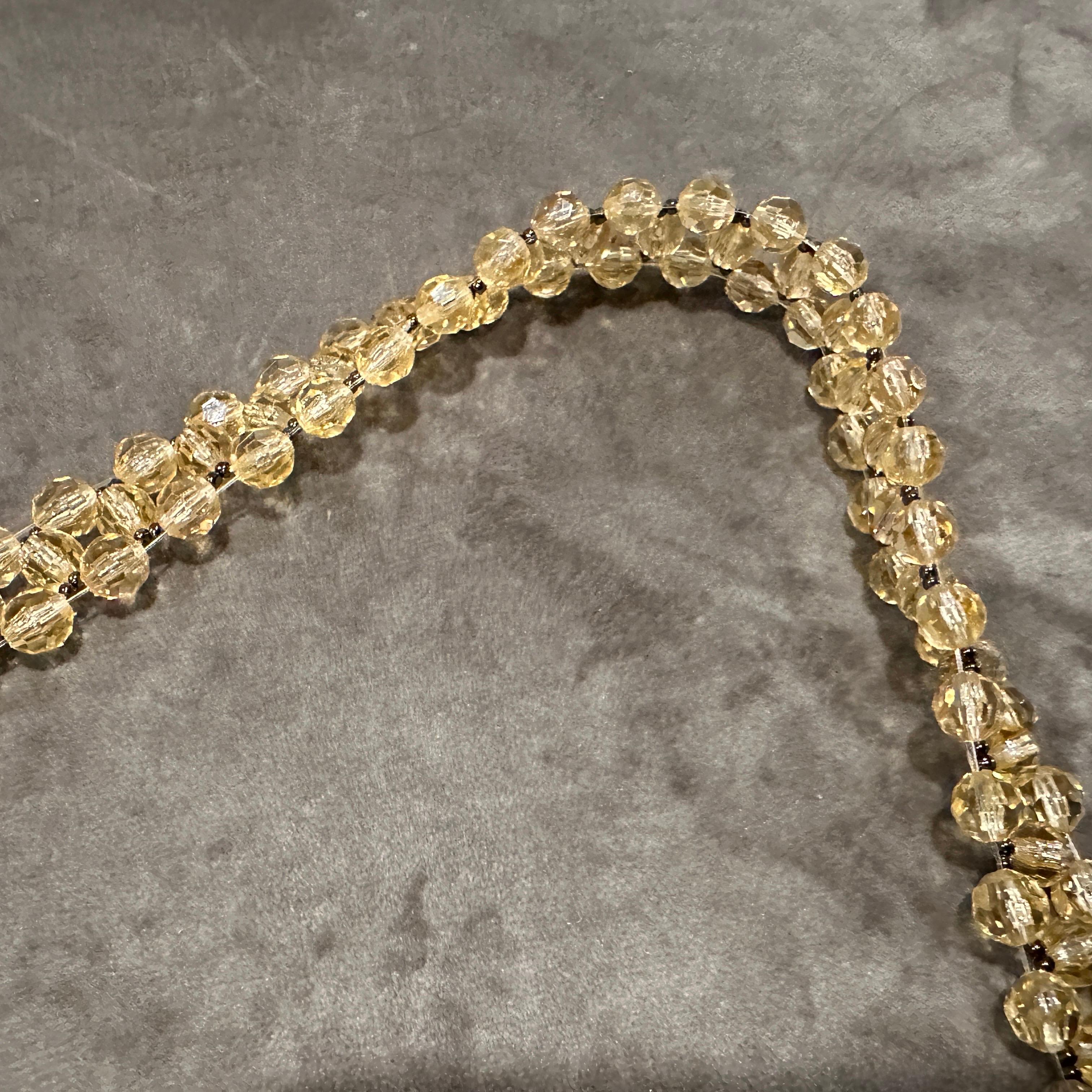 1960s Coppola e Toppo for Saks Fifth Avenue Crystal Evening Bag In Excellent Condition For Sale In Aci Castello, IT