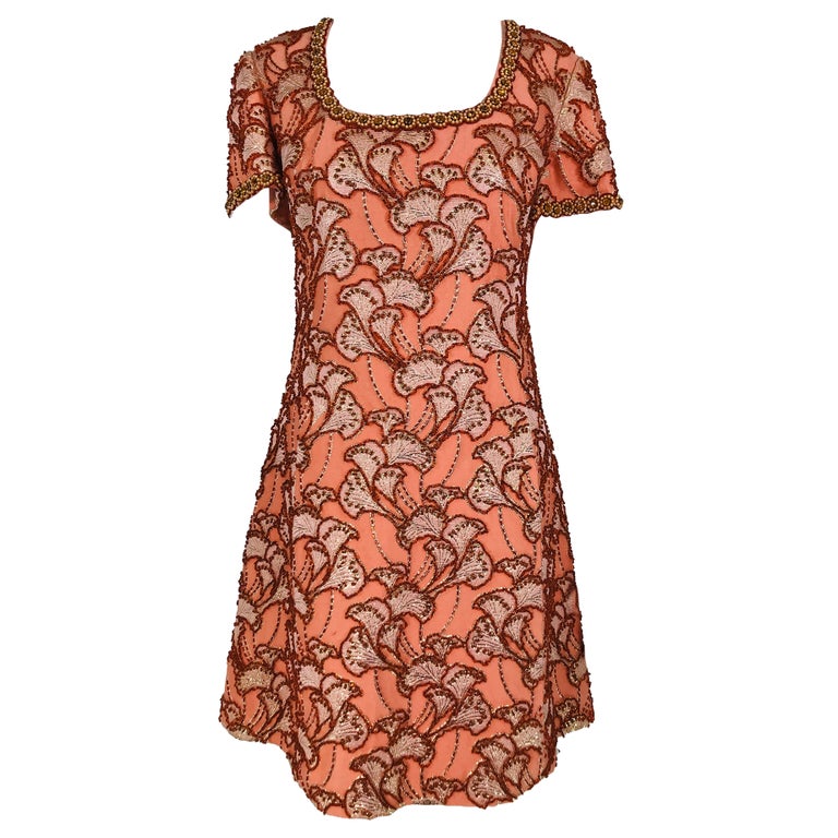 1960s Coral Silk Brocade Hand Beaded 1960s Mini Dress Royal Cathay Hong Kong For Sale at 1stDibs | lil macee braids 1960s Coral Silk Brocade Hand Beaded 1960s Mini Dress Royal Cathay Hong Kong For Sale at 1stDibs | lil macee braids