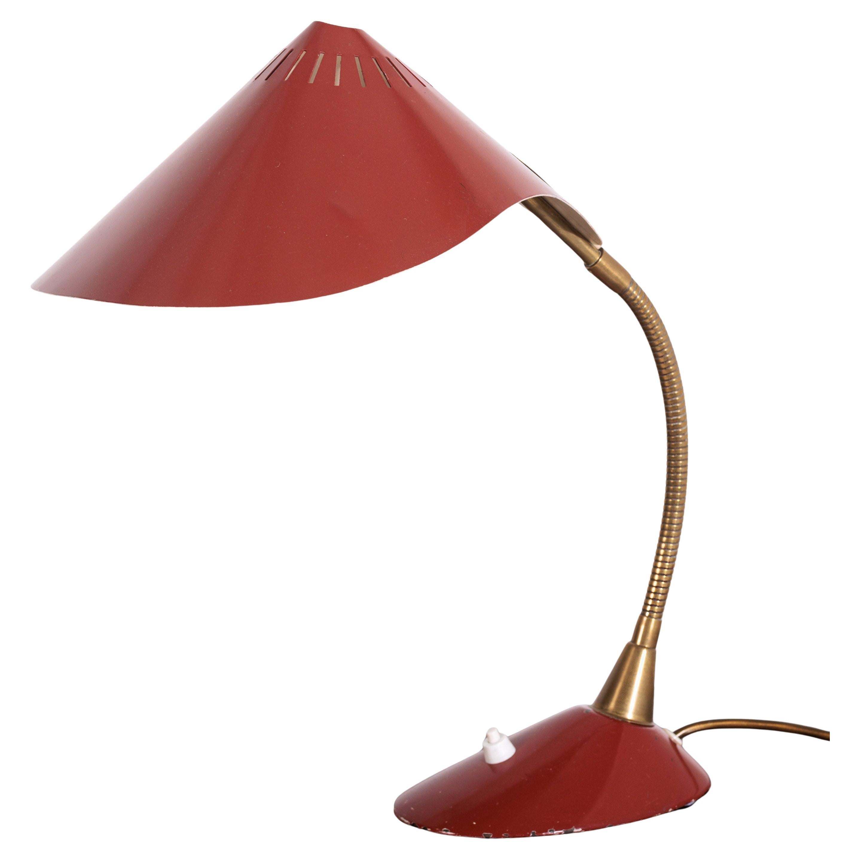 1960's Cosack Cobra Table Lamp by Gecos, Articulating Design