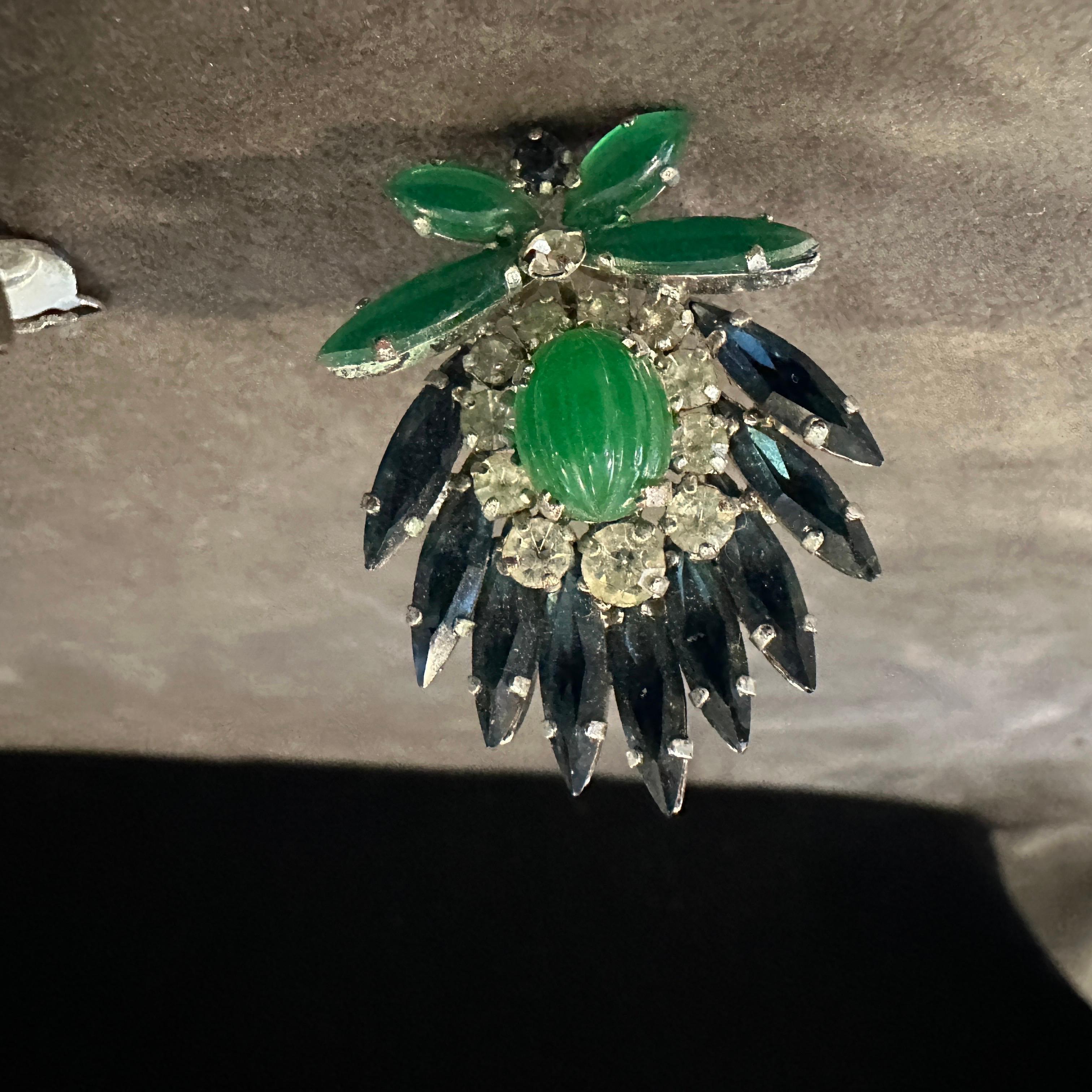 1960s Costume Jewelry Clip-on Earrings by Christian Dior For Sale 6