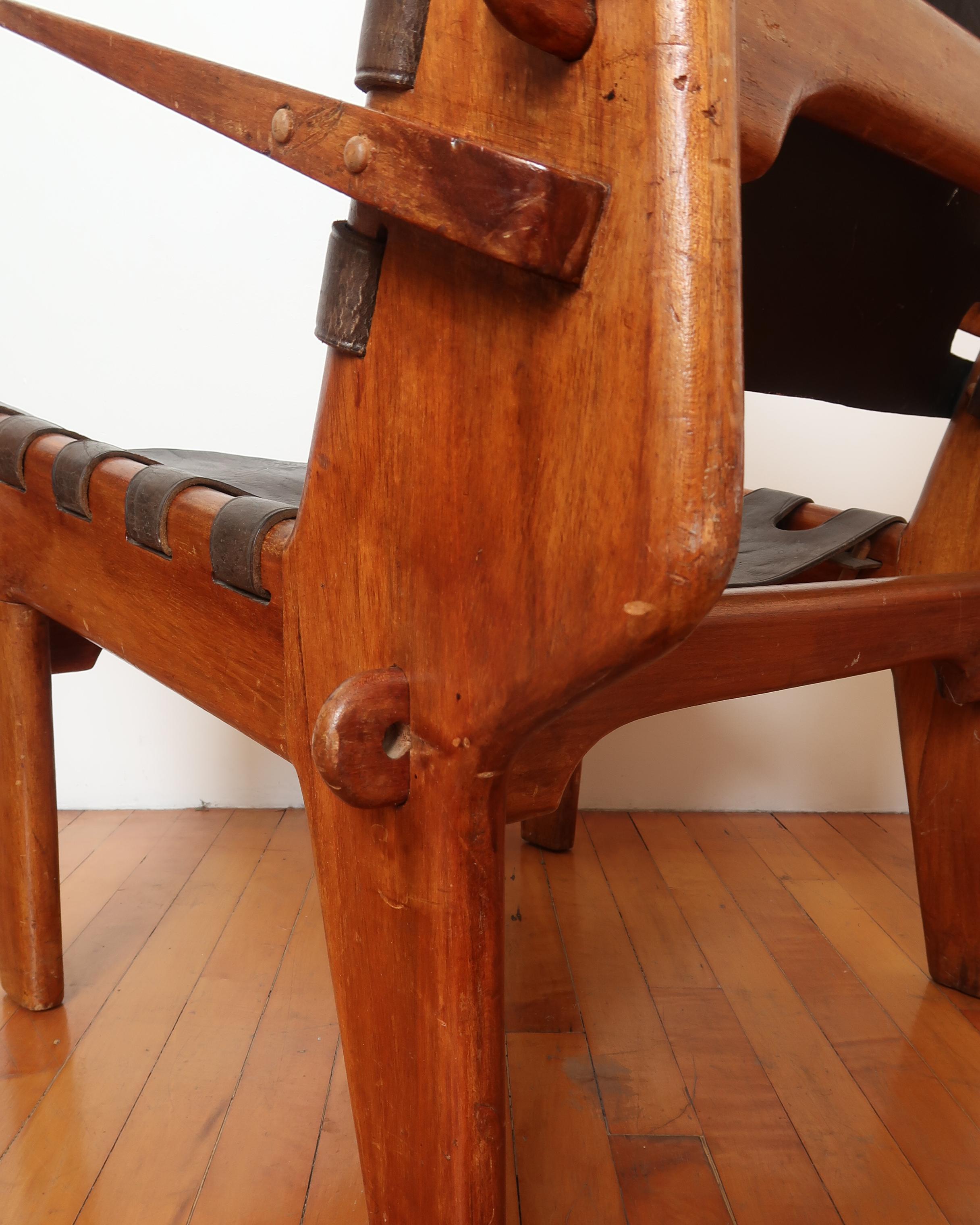 1960s Cotacachi Lounge Chair by Angel Pazmino for Muebles de Estilo For Sale 4