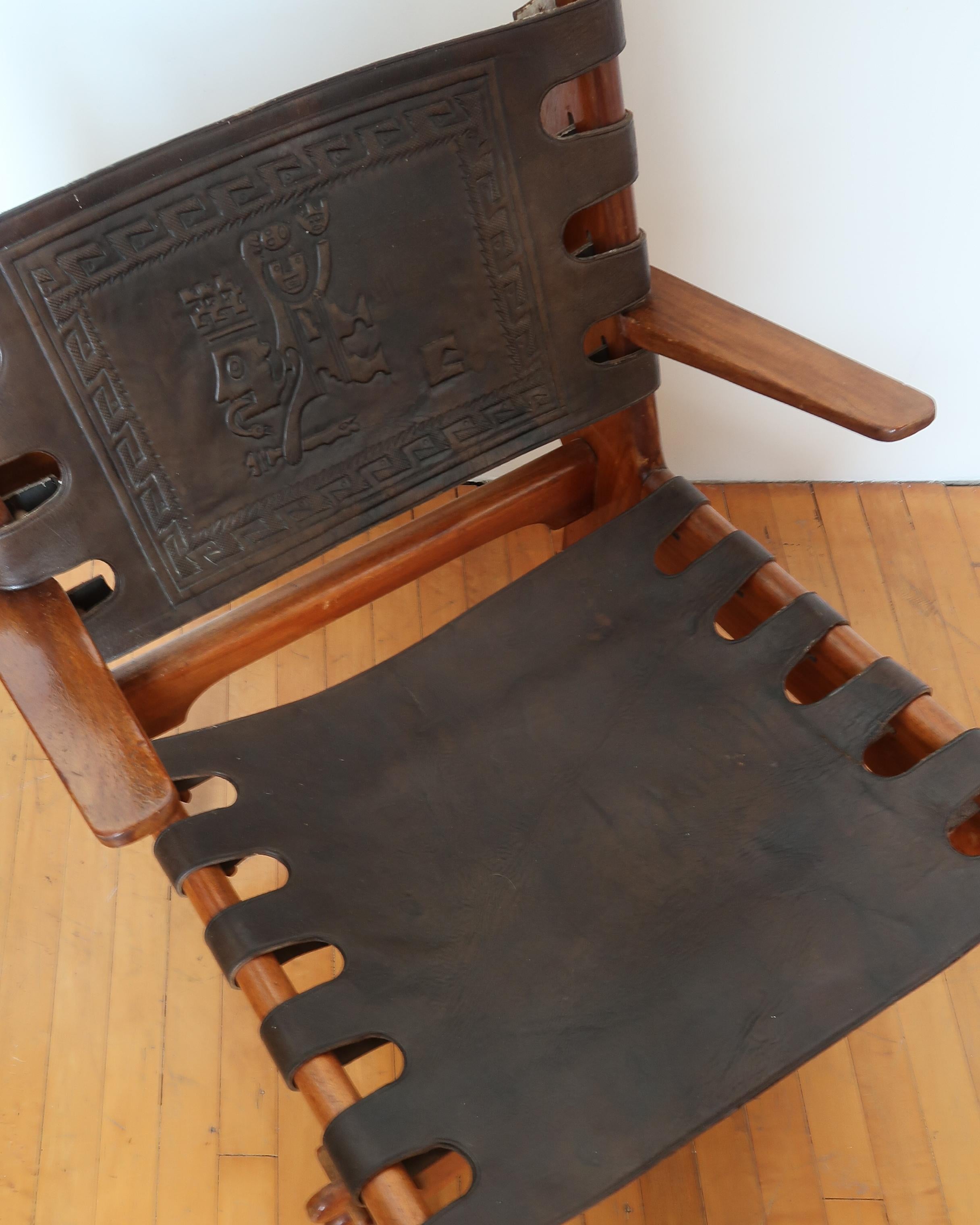 Mid-20th Century 1960s Cotacachi Lounge Chair by Angel Pazmino for Muebles de Estilo For Sale