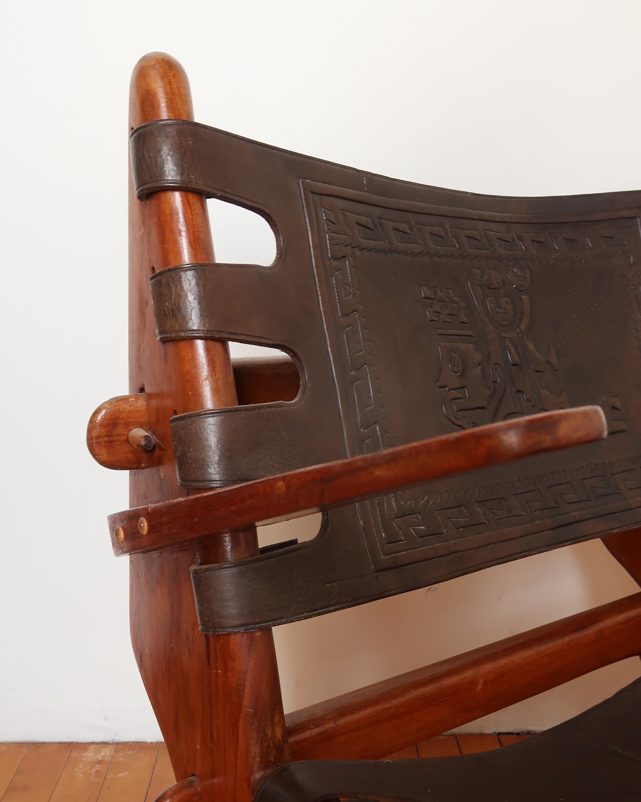 1960s Cotacachi Lounge Chair by Angel Pazmino for Muebles de Estilo For Sale 1