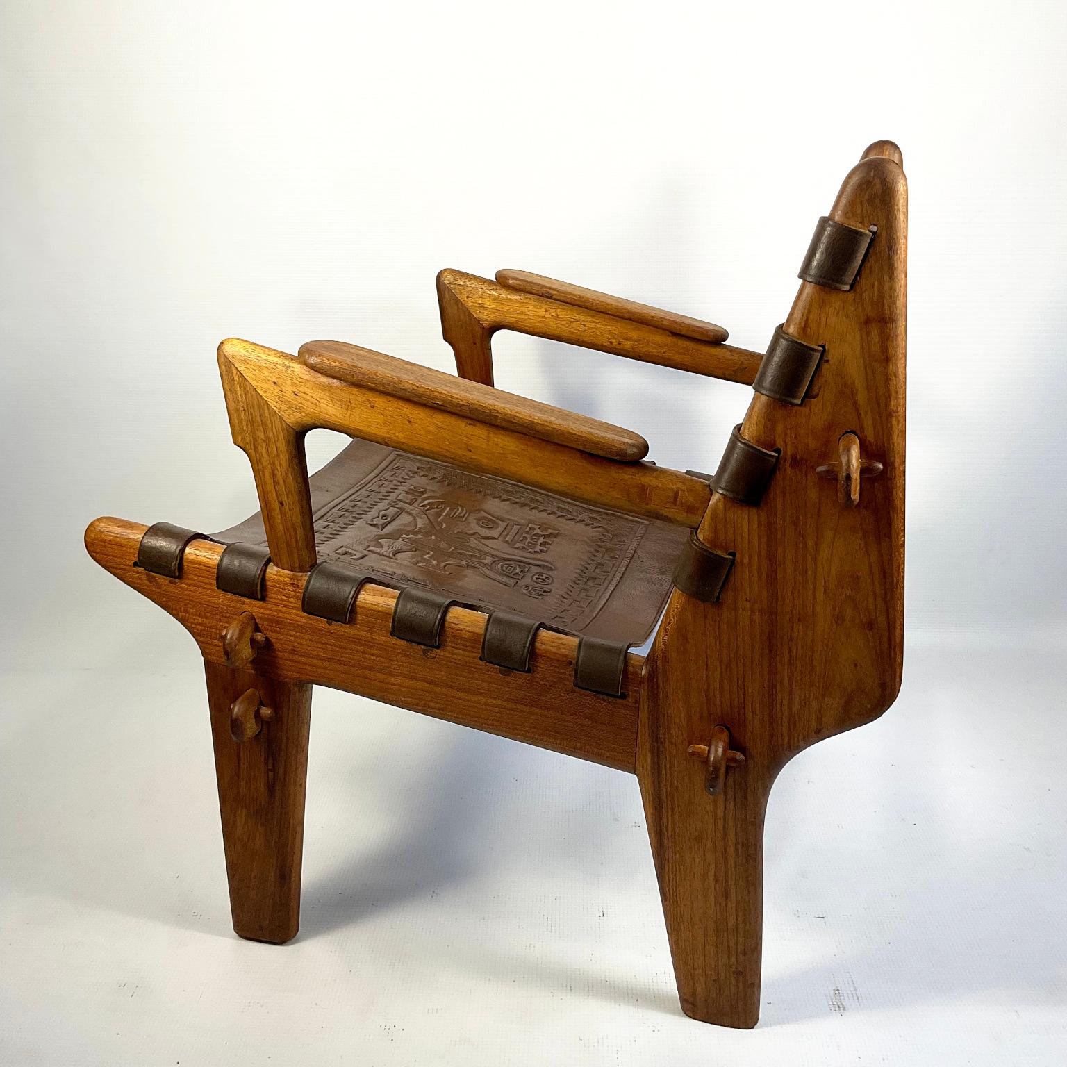1960s Cotacachi Lounge Chairs by Angel Pazmino for Muebles de Estilo For Sale 3
