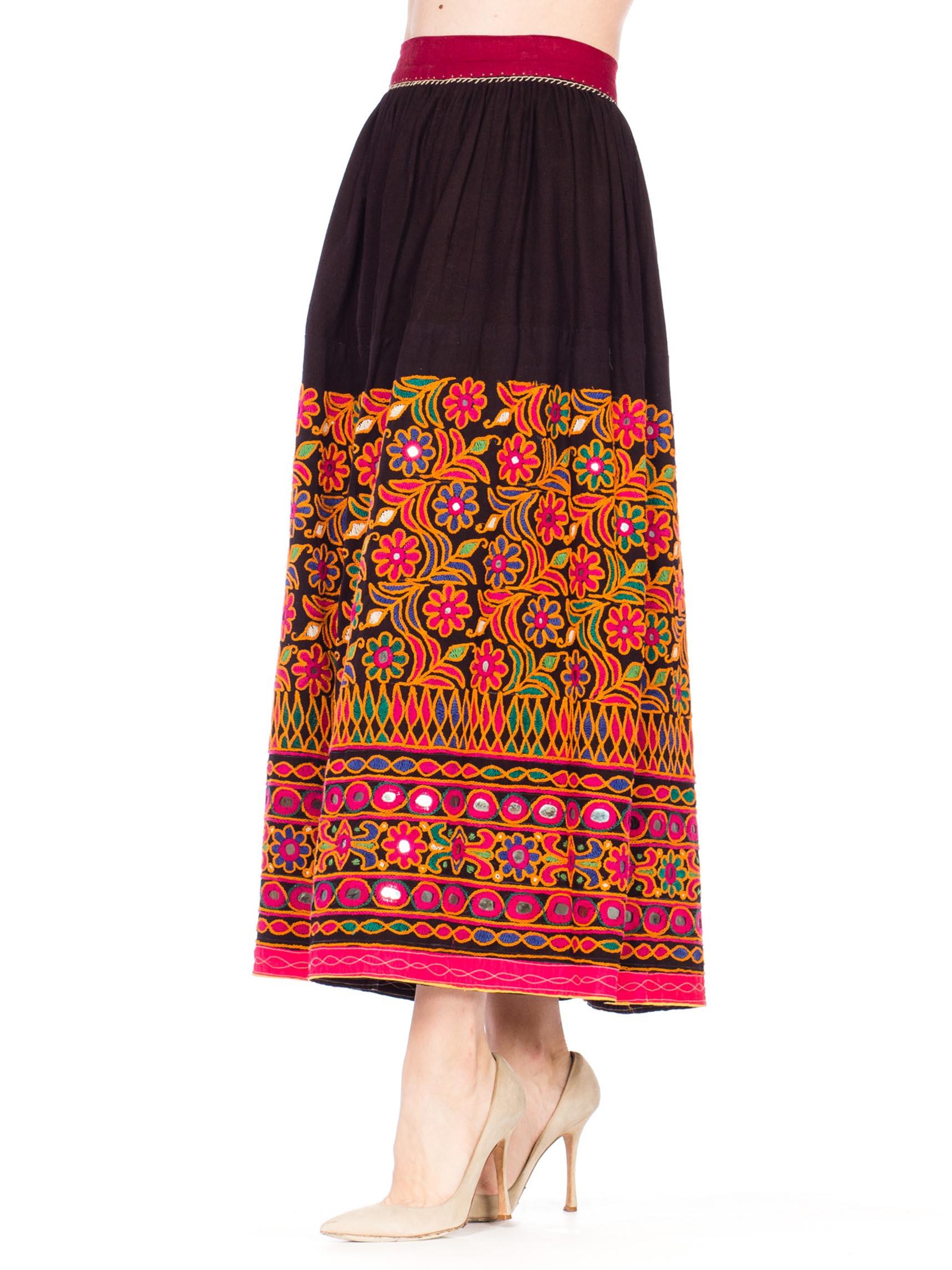 long skirt with flowers