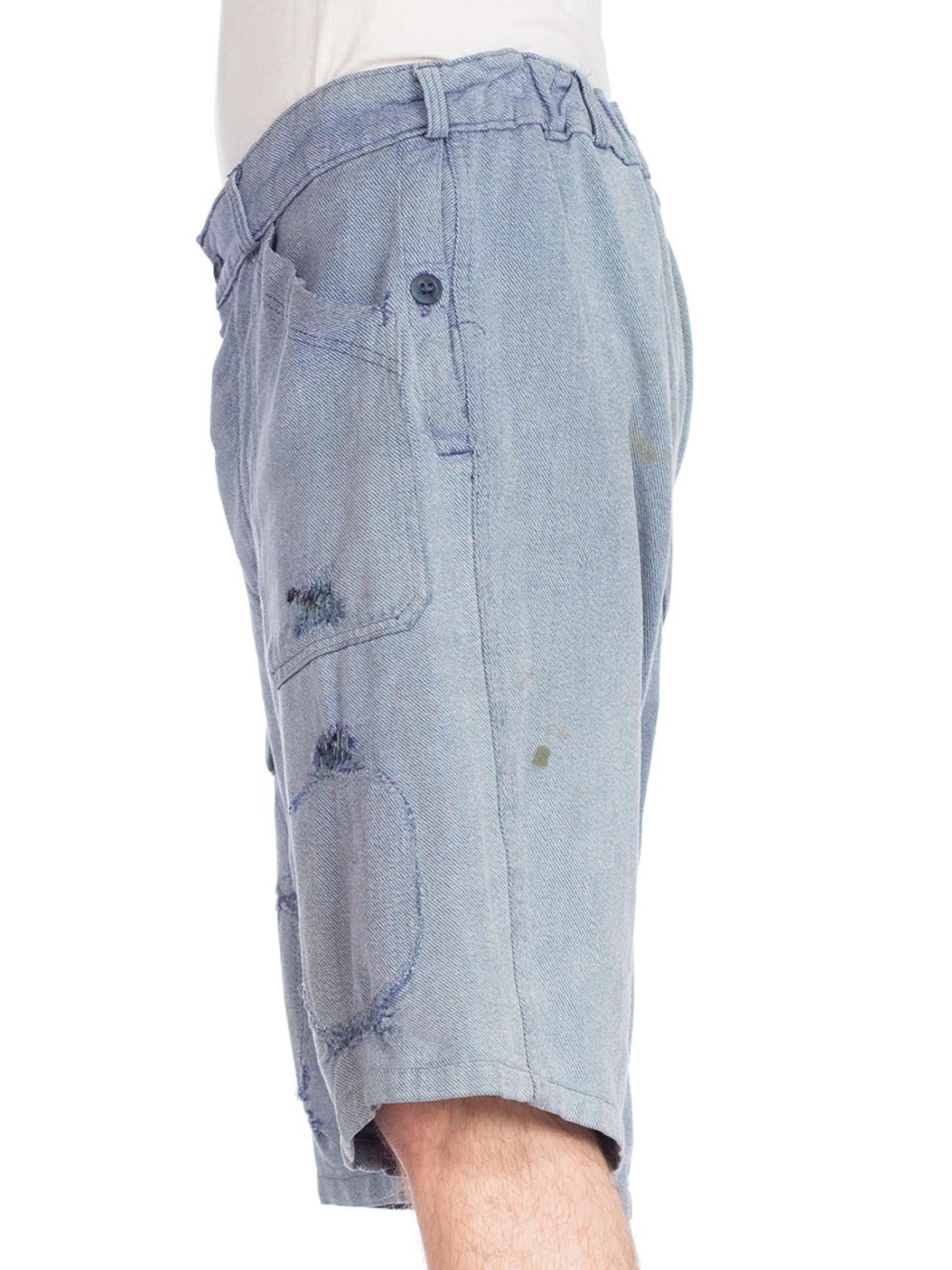 elasticated cotton shorts