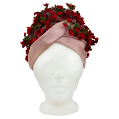 Vintage 1960's Couture Turban by Yvette Brillon