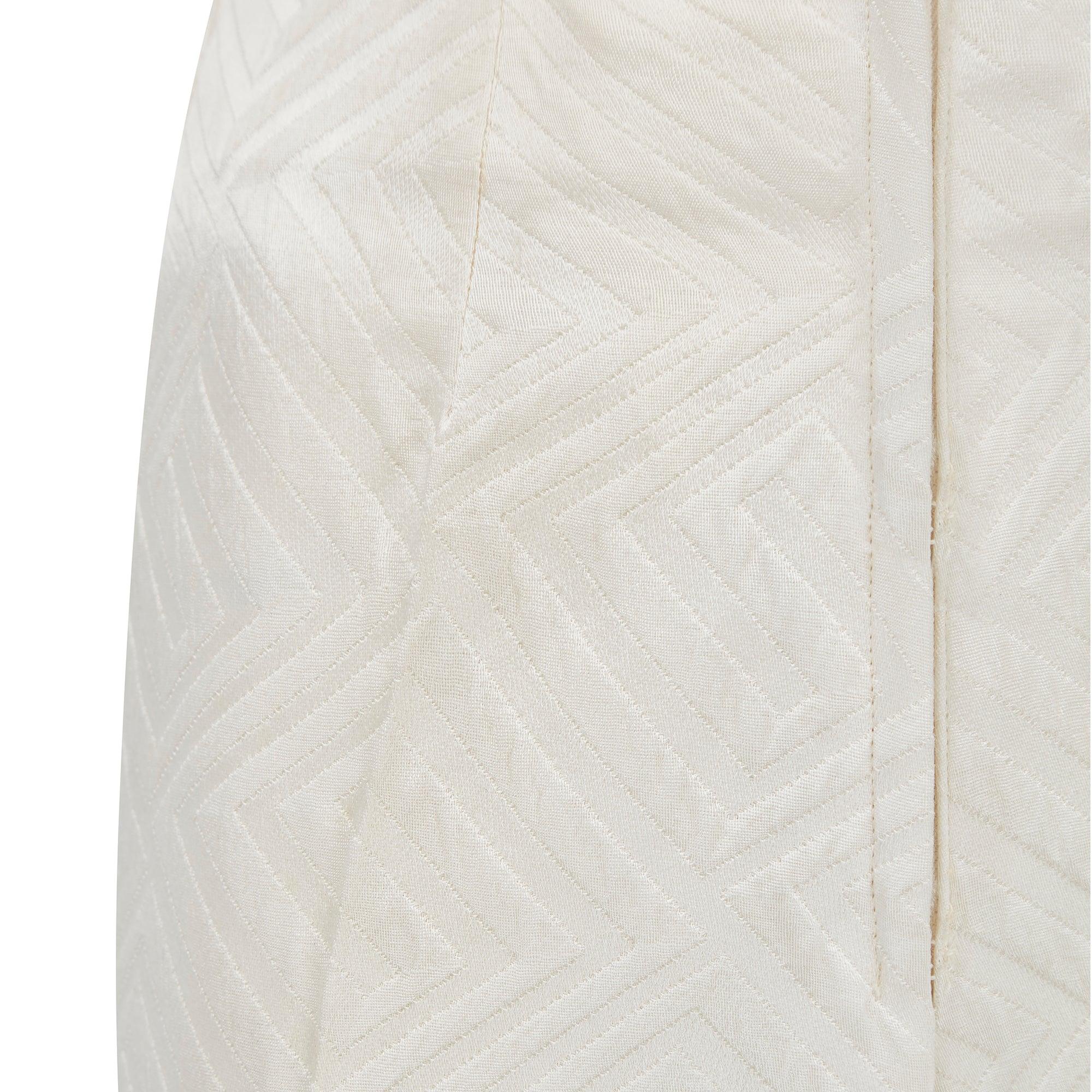 1960s Cream Jacquard Trousers In Good Condition For Sale In London, GB