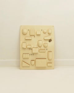1960s Cream “Utensilo 1” Plastic Storage by Dorothee Maurer Becker for Design M