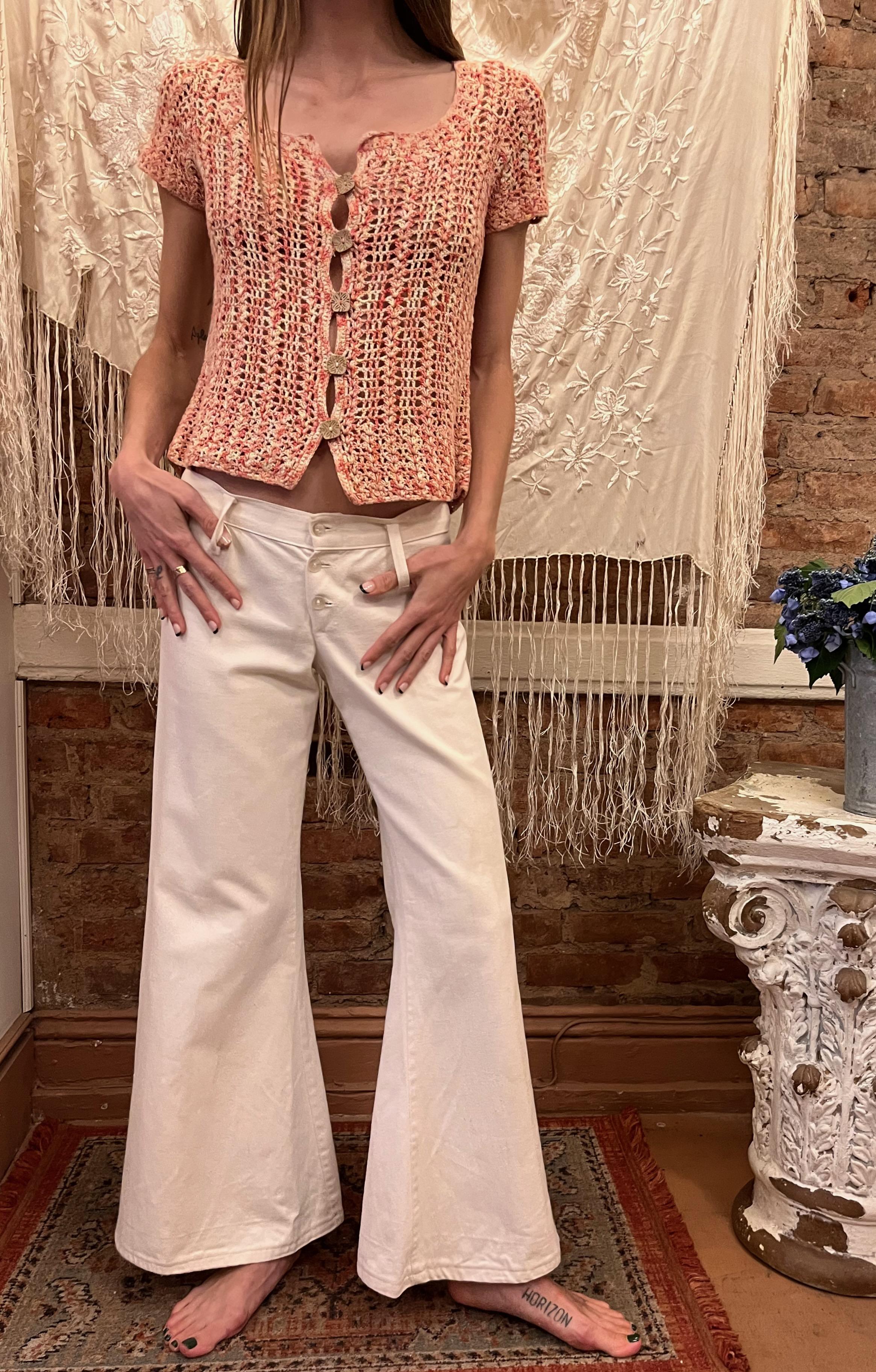 Women's 1960's Crochet Top