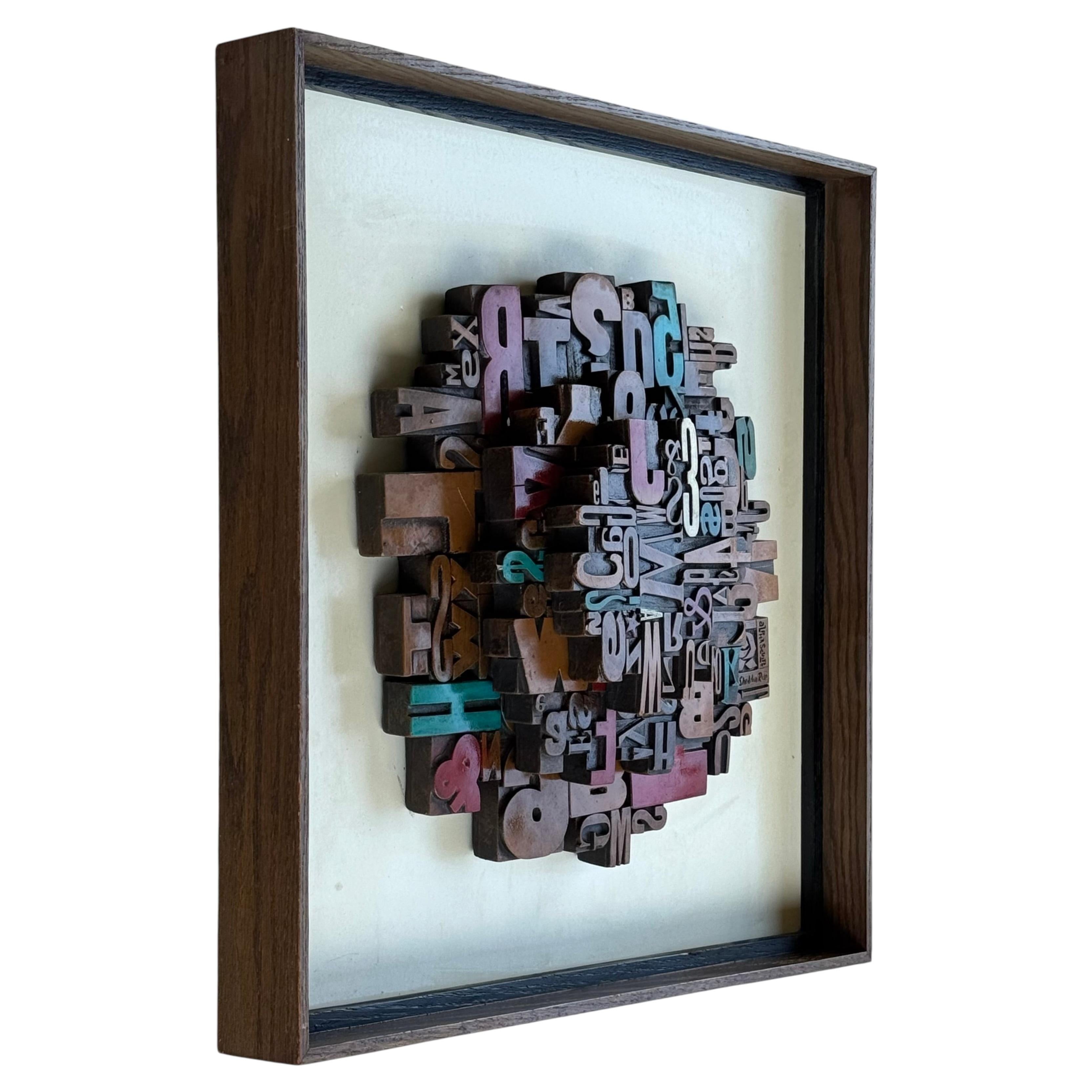1960s Cubism 3D Wall Sculpture by Sheldon Rose For Sale