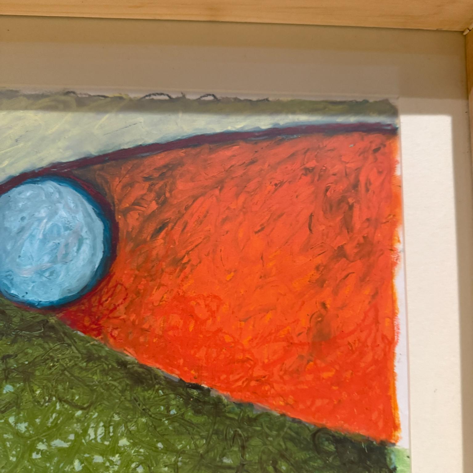 1960s Arte Cubista Forma Pintura Abstracta Estilo Paul Klee en Bueno estado para la venta en Chula Vista, CA