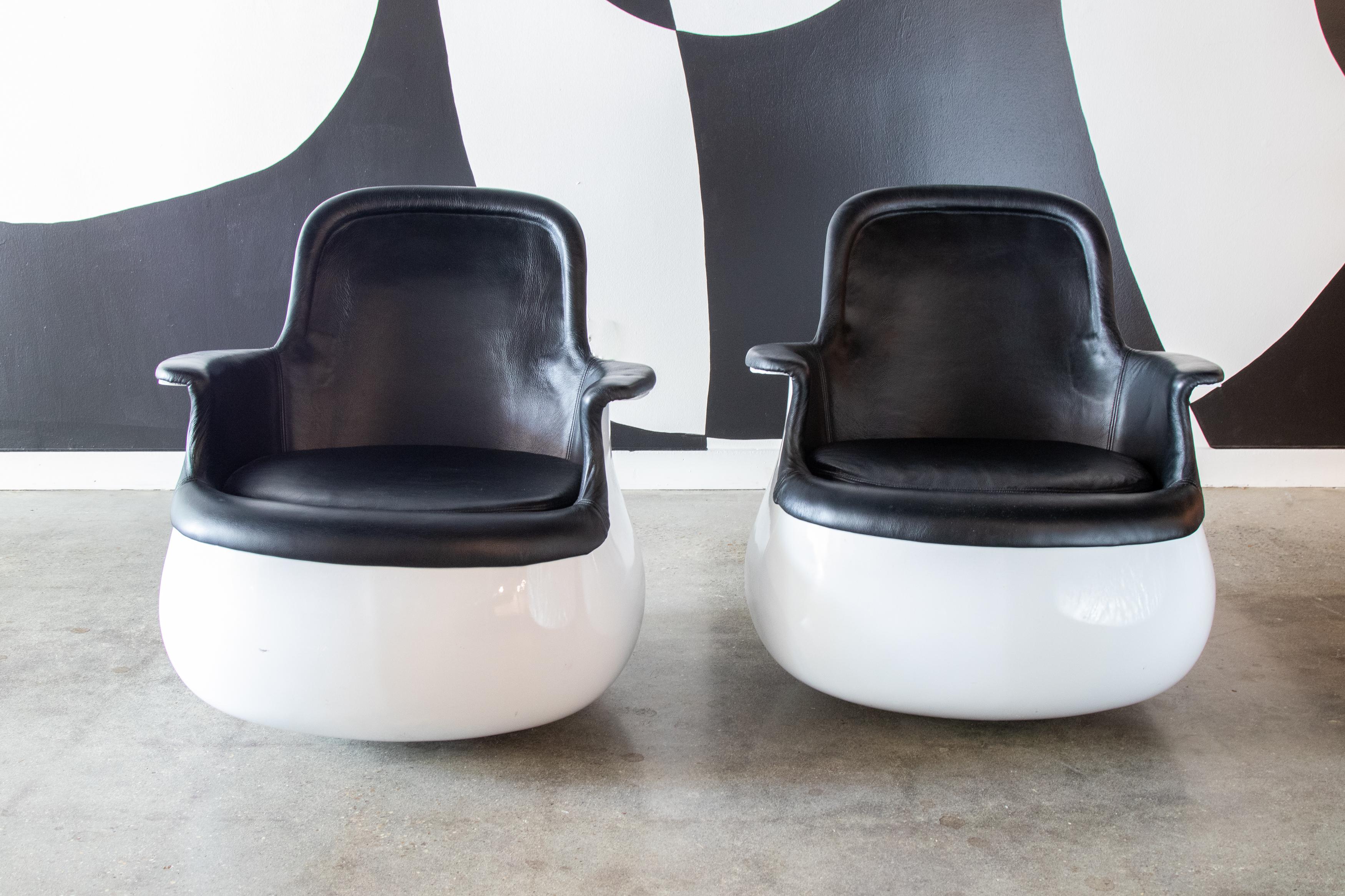 Mid-Century Modern Chaises Culbuto de Marc Held pour Knoll des années 1960