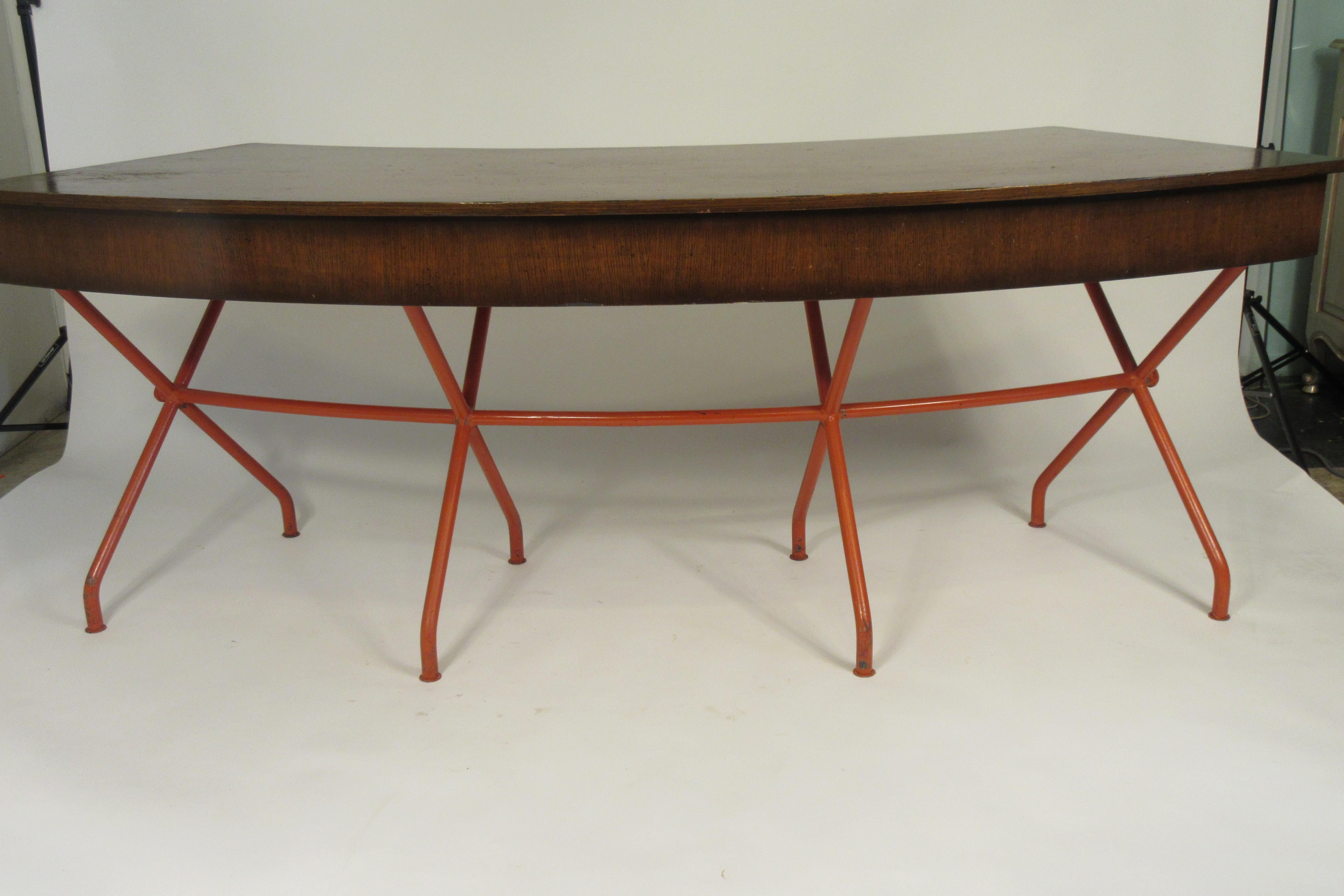 1960s Curved Writing Desk 3