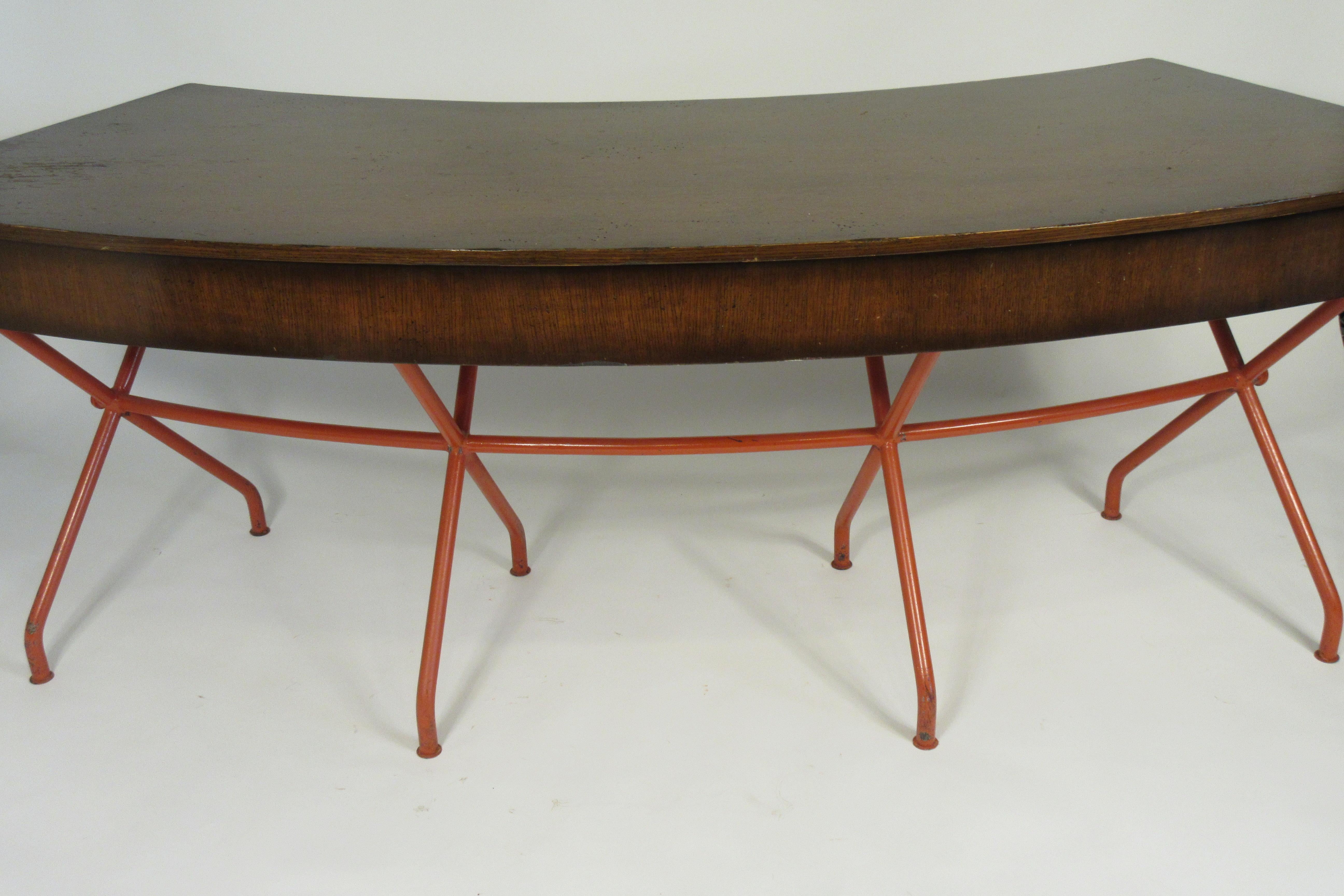 1960s Curved Writing Desk 4