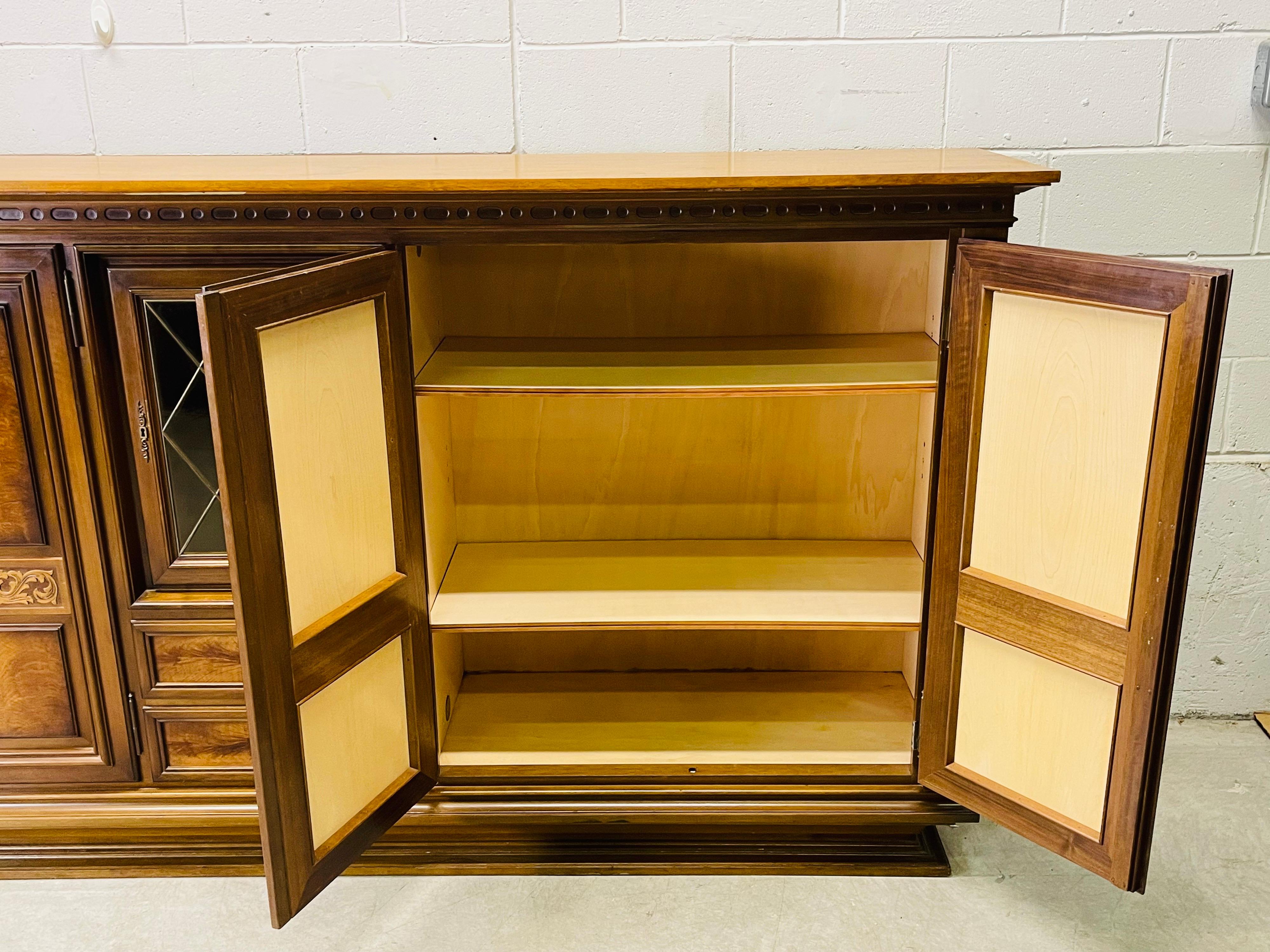 1960s Custom Swiss Dry Bar Buffet Credenza For Sale 6