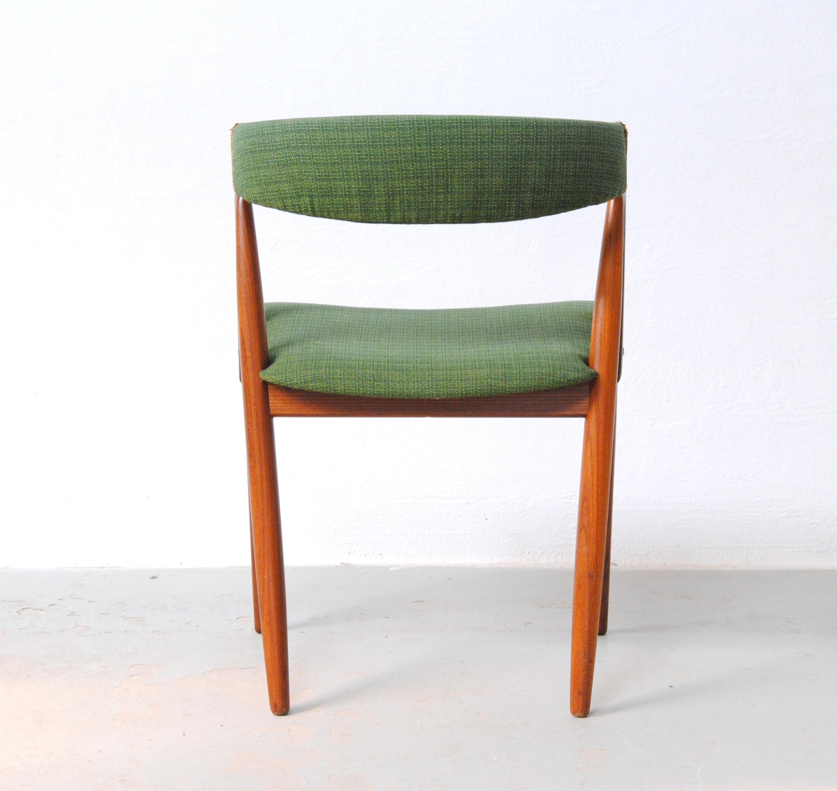 Sedie in teak danese Johannes Andersen personalizzabili degli anni '60 in ottime condizioni In condizioni ottime in vendita a Knebel, DK