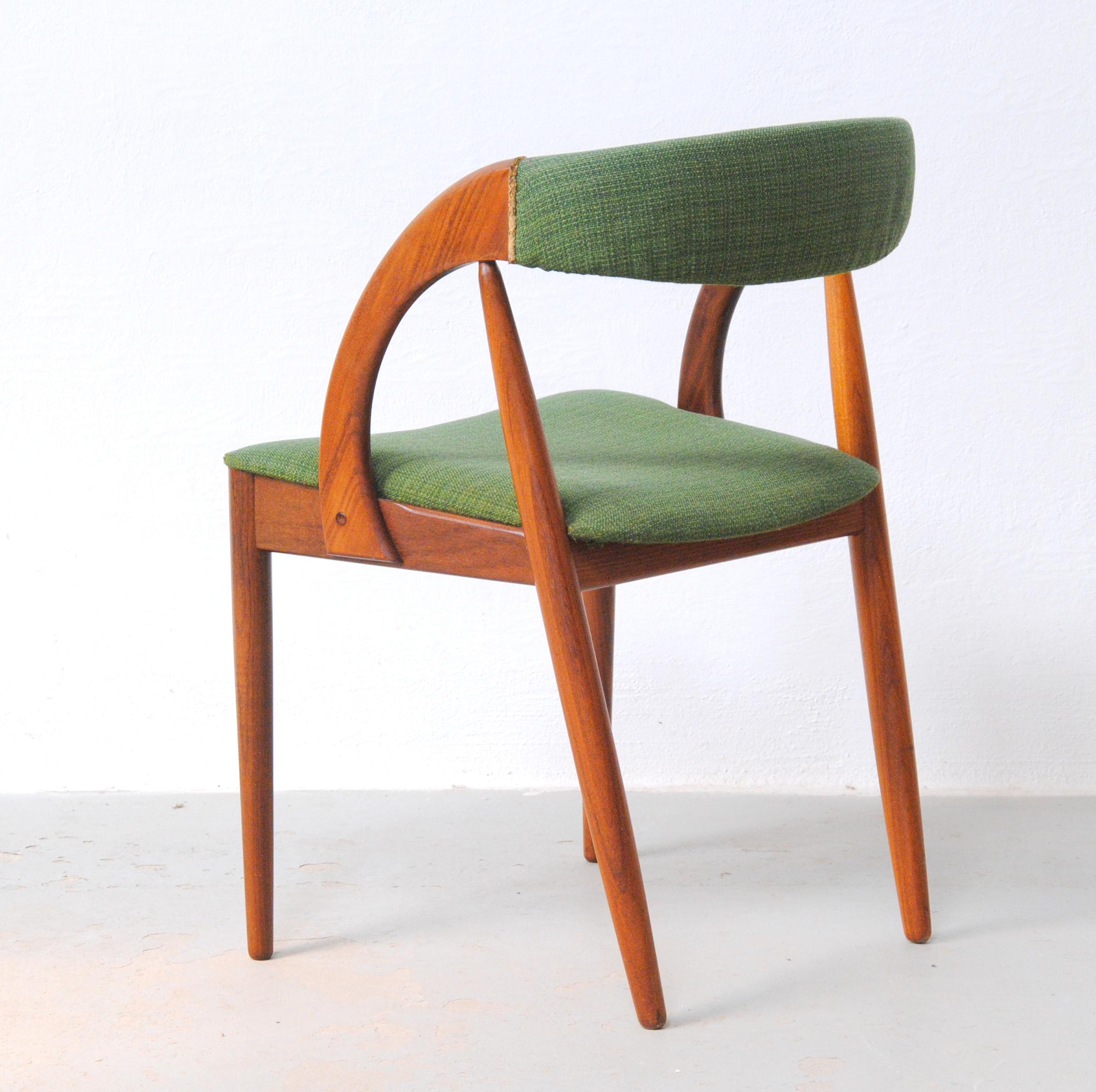Metà XX secolo Sedie in teak danese Johannes Andersen personalizzabili degli anni '60 in ottime condizioni in vendita