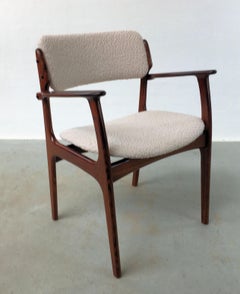 1960s Customizable Erik Buch Rosewood Dining Chairs in Excellent Condition