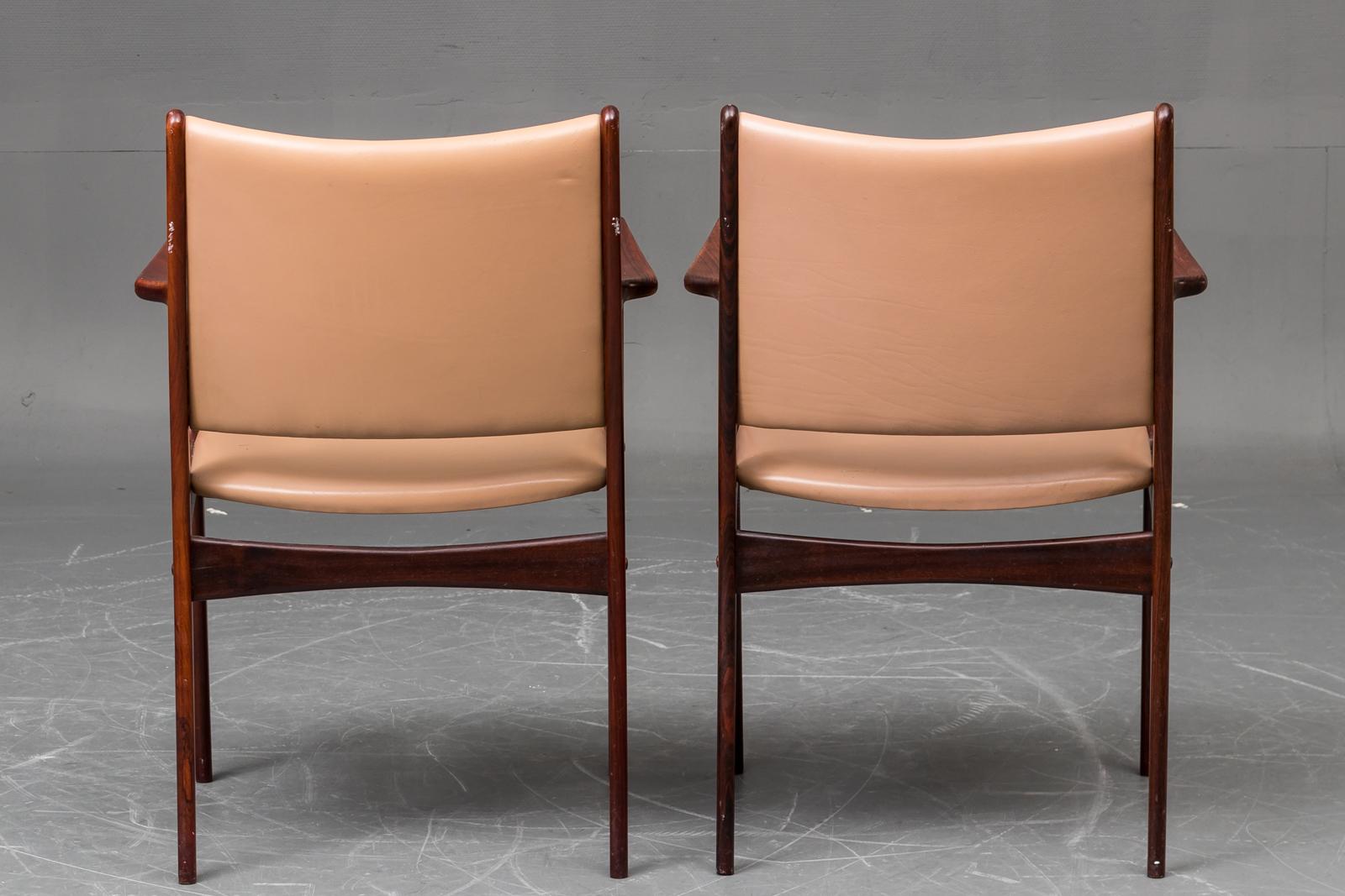 1960er Jahre Anpassbare Johannes Andersen Rosenholz Armlehnen Exellenter Zustand (Dänisch) im Angebot