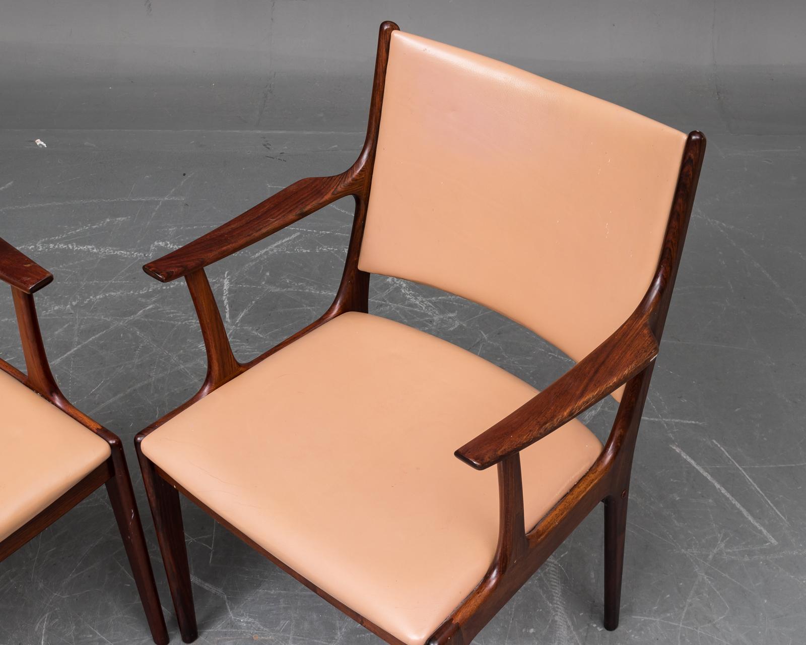 1960er Jahre Anpassbare Johannes Andersen Rosenholz Armlehnen Exellenter Zustand (Mitte des 20. Jahrhunderts) im Angebot