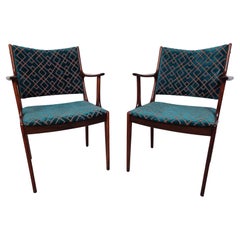 1960s Customizable Johannes Andersen Rosewood Armhairs Exellent Condition