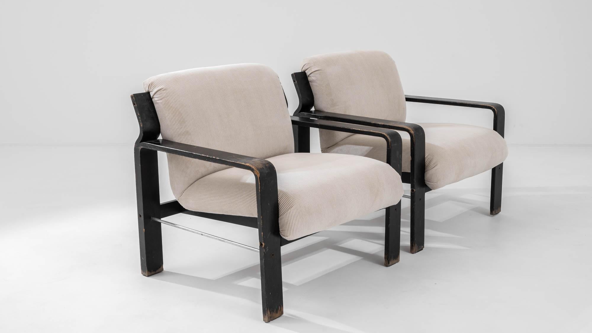 1960s Czech Armchairs by Ludvik Volak, a Pair For Sale 5