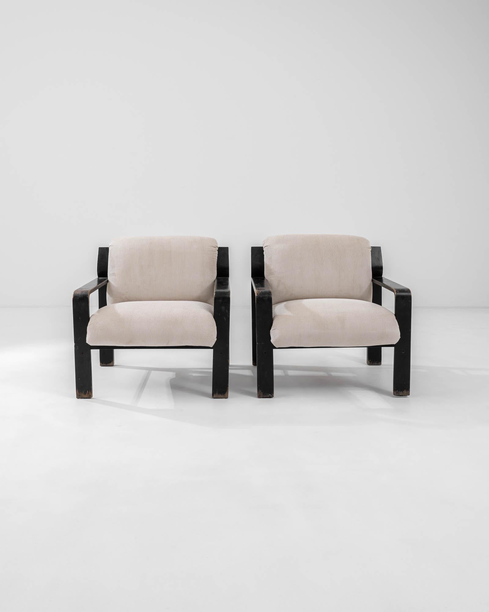20th Century 1960s Czech Armchairs by Ludvik Volak, a Pair For Sale