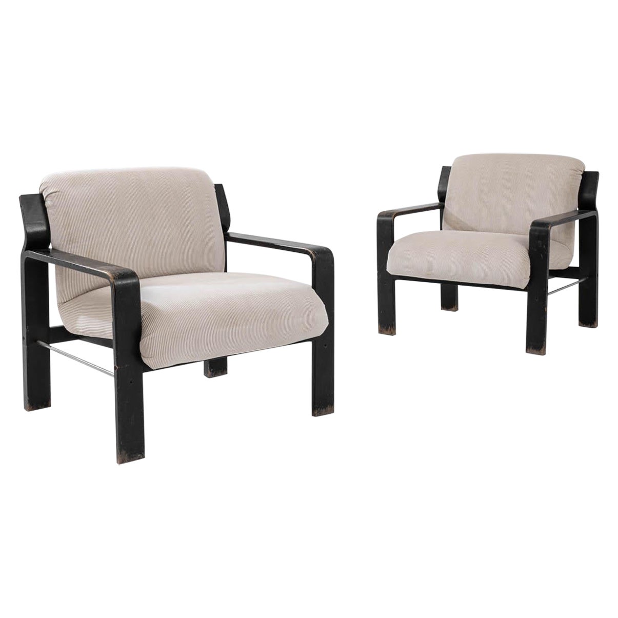 Paire de fauteuils tchèques des années 1960 par Ludvik Volak