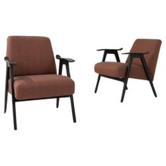 Vintage 1960s Czech Armchairs by Tatra, a Pair