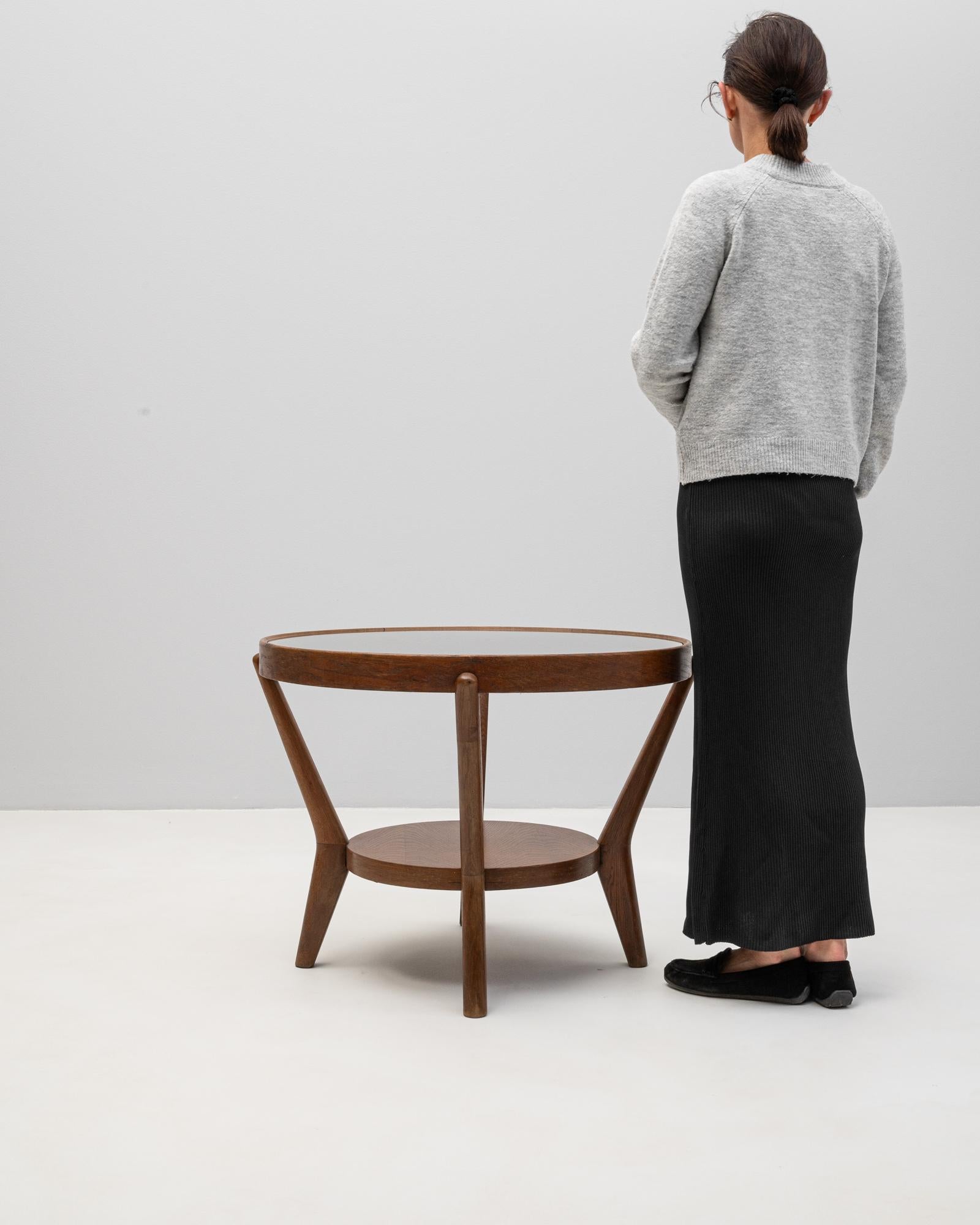 20th Century 1960s Czech Art Deco Coffee Table By K. Kozelka & A. Kropacek For Sale